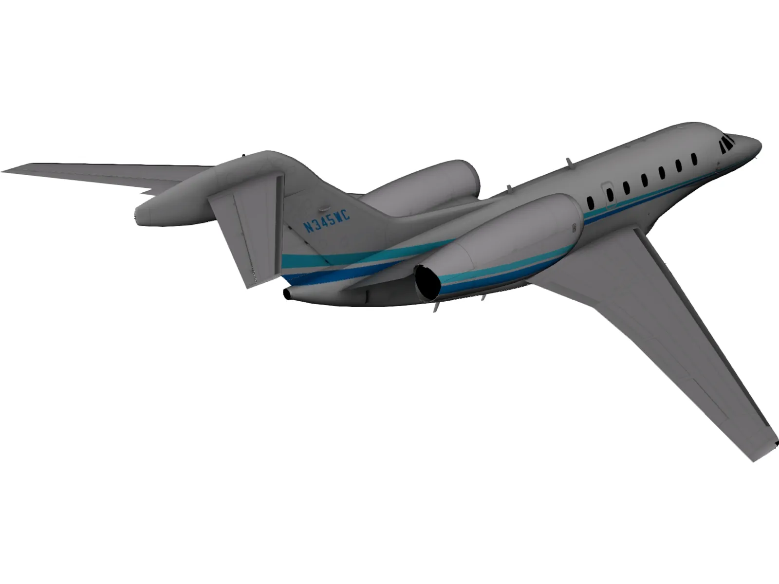 Cessna Citation X 3D Model