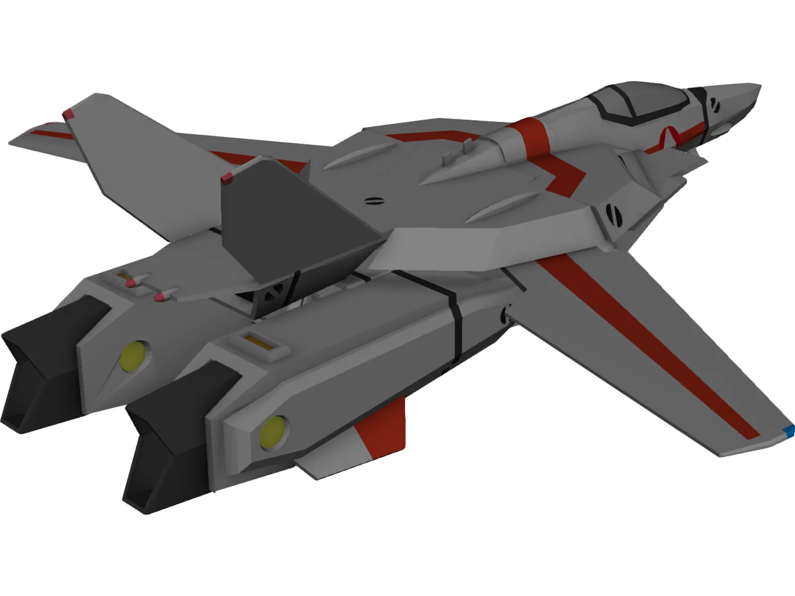 VF-1A 3D Model