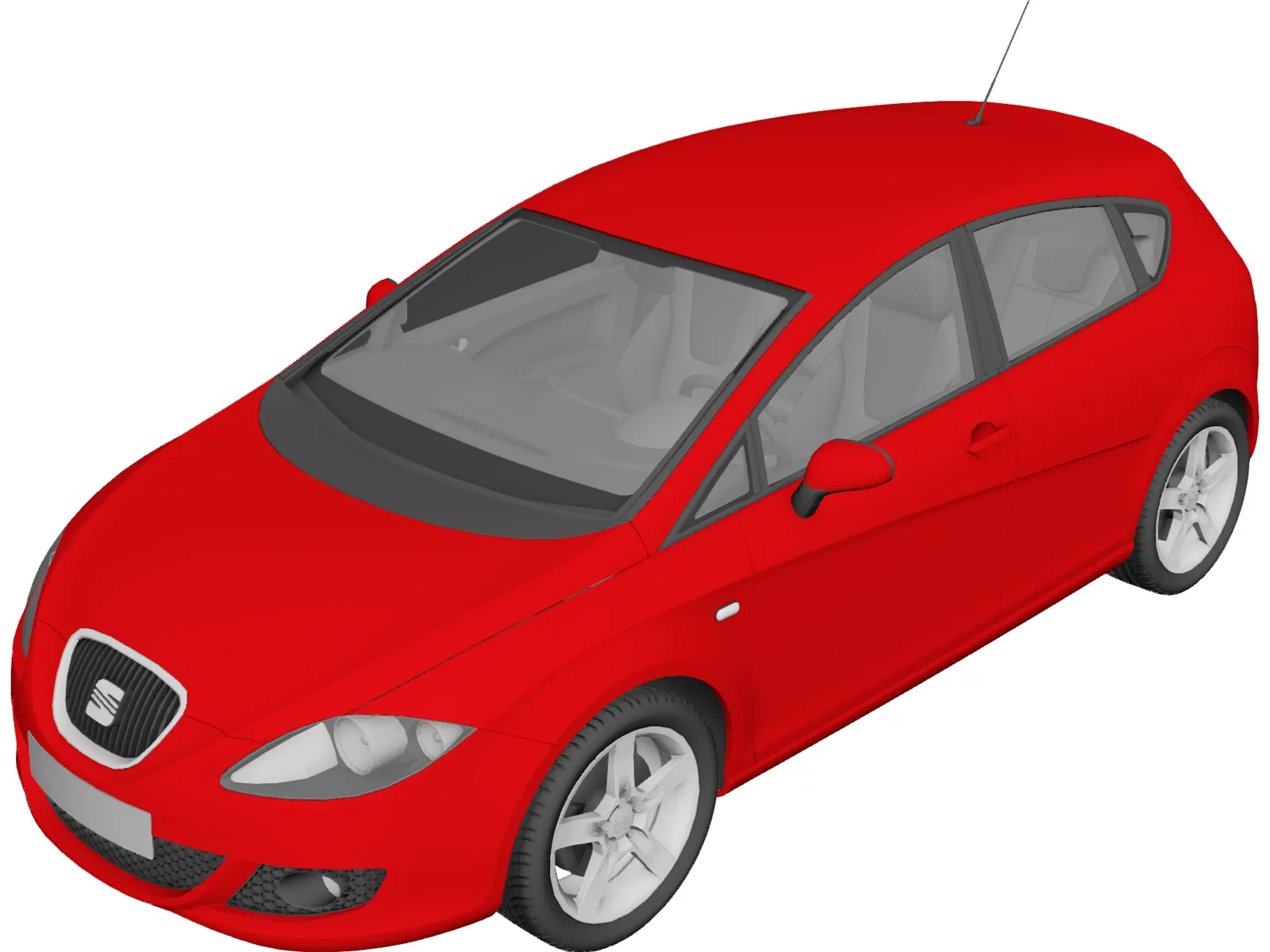 Seat Leon 3D Model