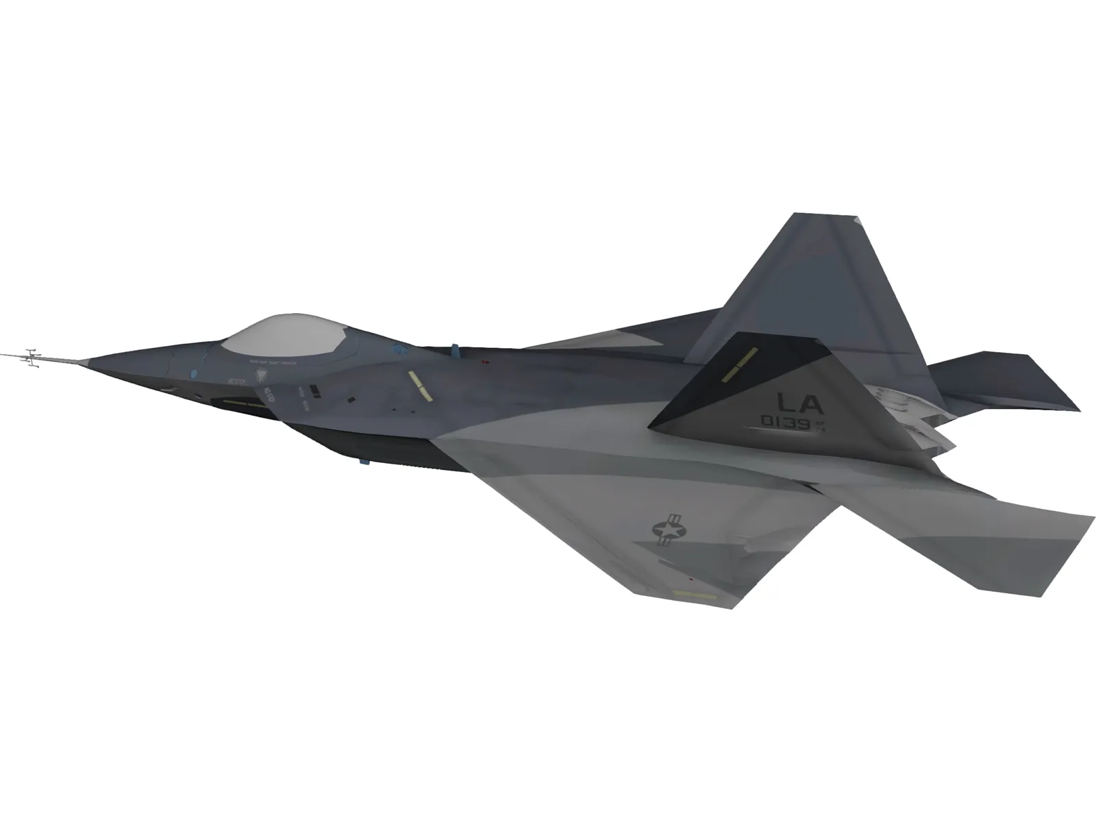 F-22 Raptor 3D Model