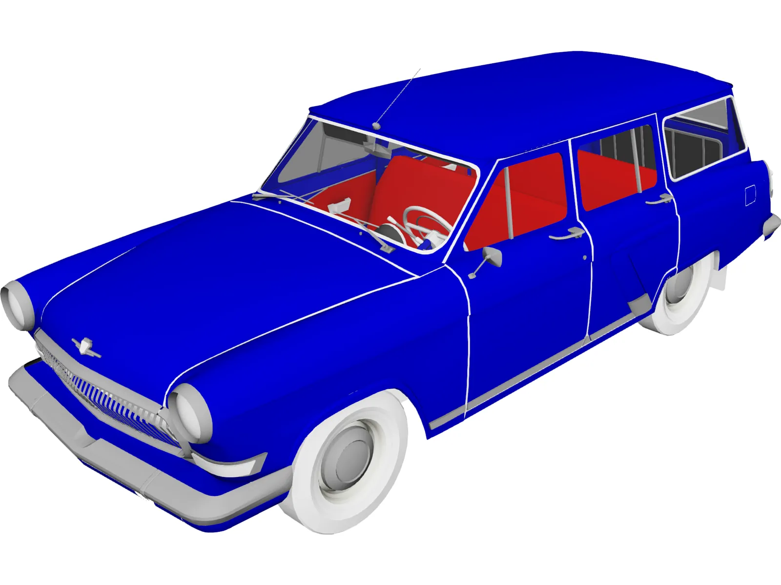 GAZ 22 (1965) 3D Model