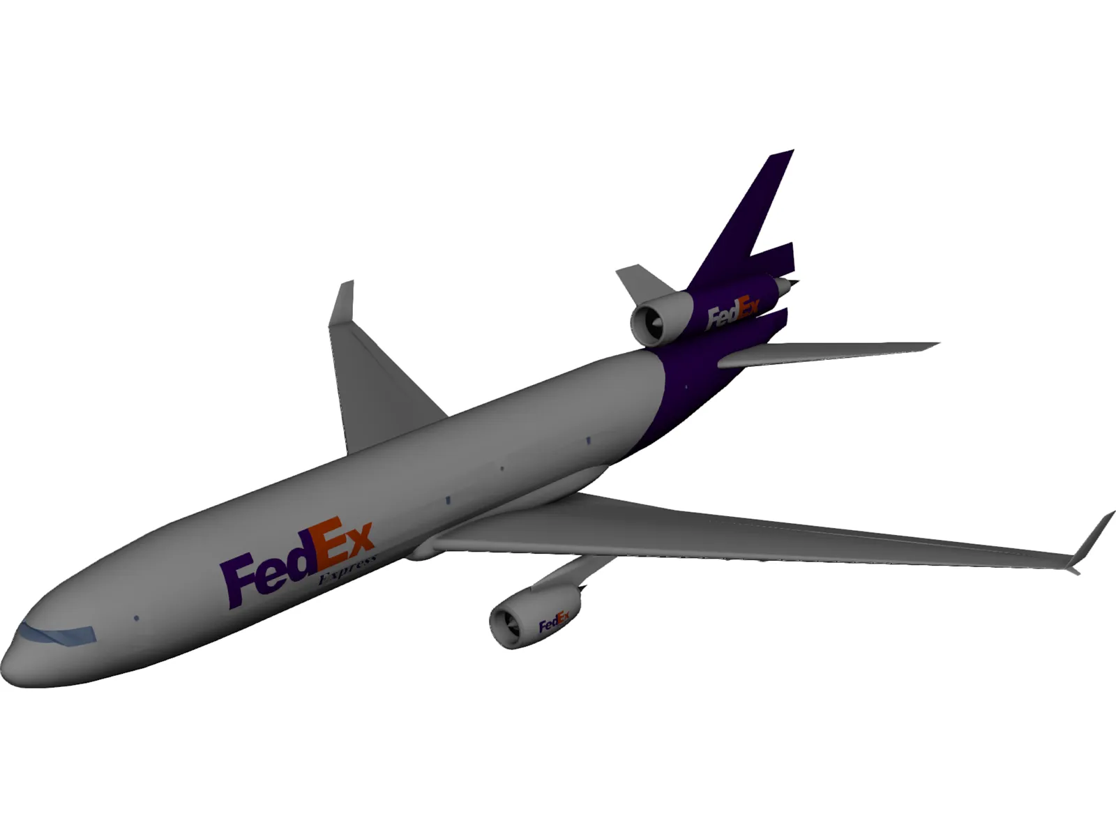 McDonnell Douglas/Boeing MD-11F FedEx 3D Model