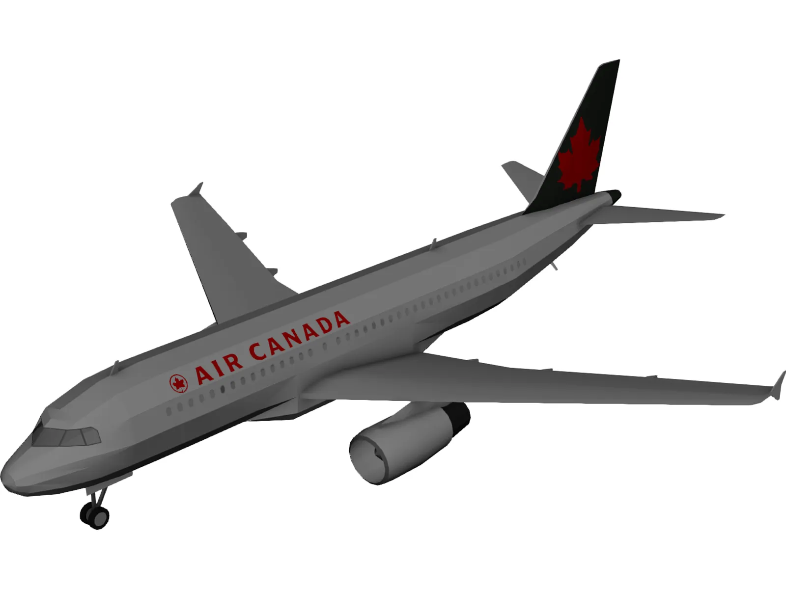 Airbus A320-200 Air Canada 3D Model