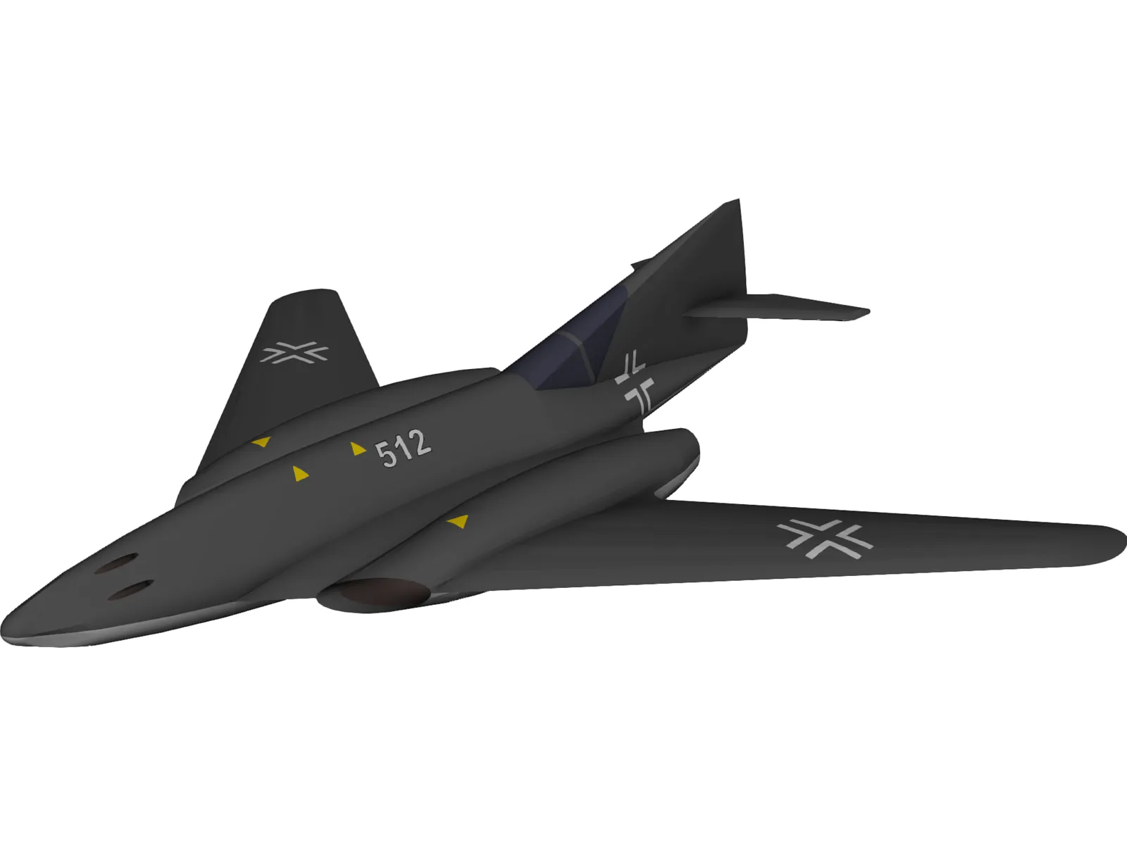 Messerschmitt Me 262 HG III 3D Model