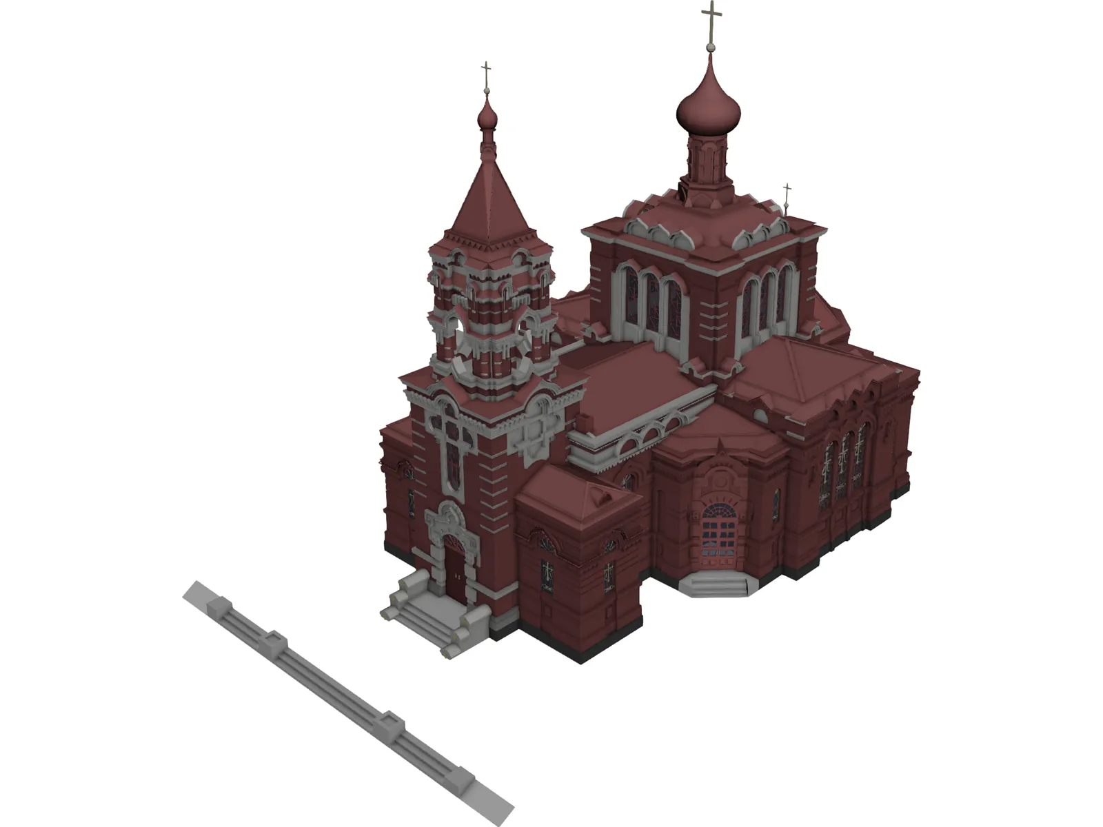 Church Russian 3D Model