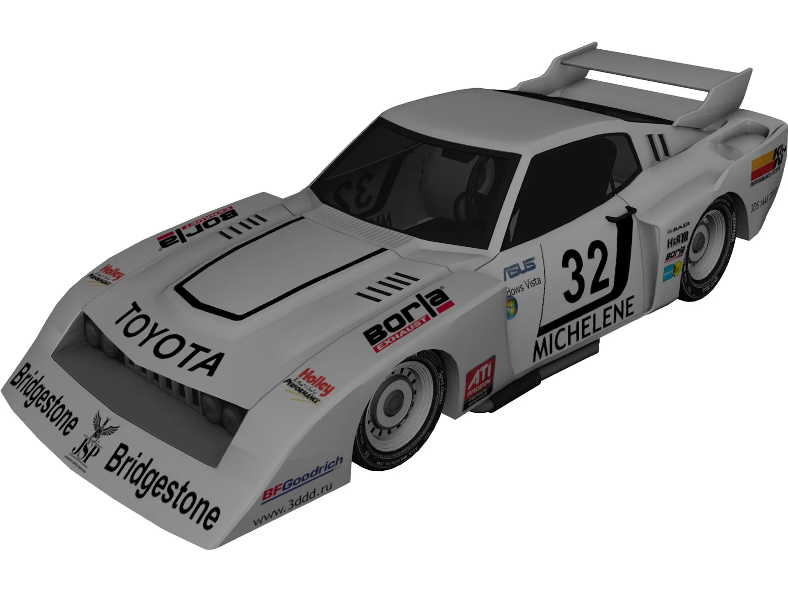 Toyota NASCAR Turbo 3D Model