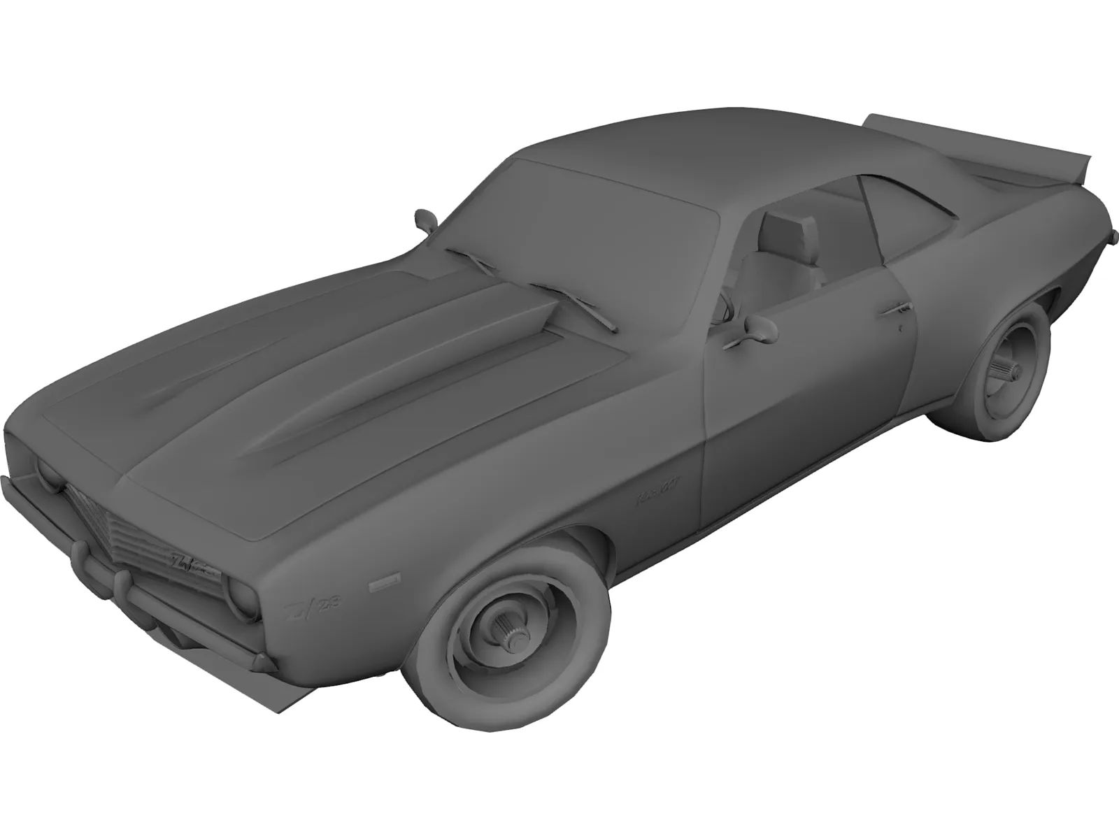 Chevrolet Camaro (1967) 3D Model