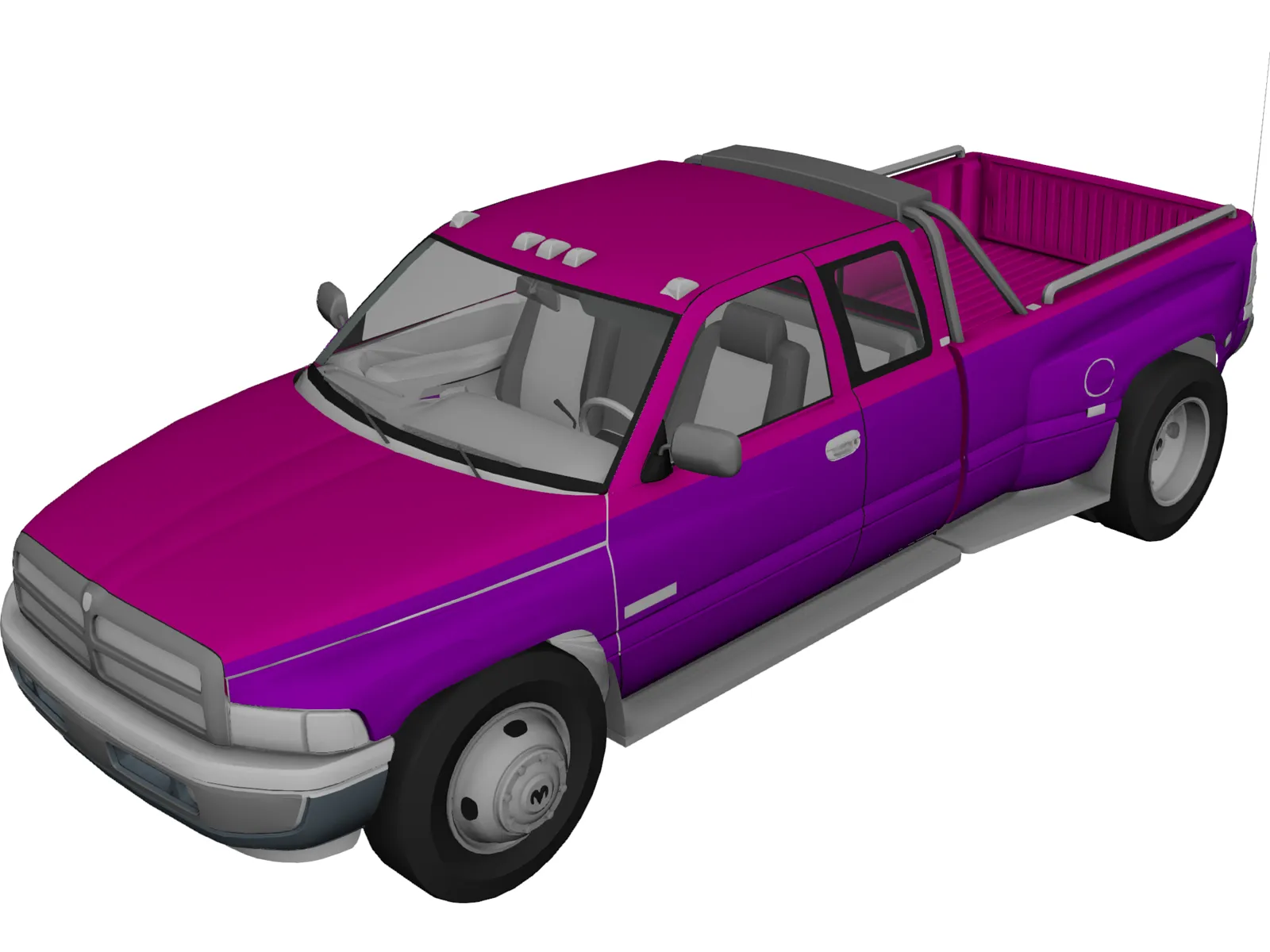 Dodge Ram 3500 (1994) 3D Model