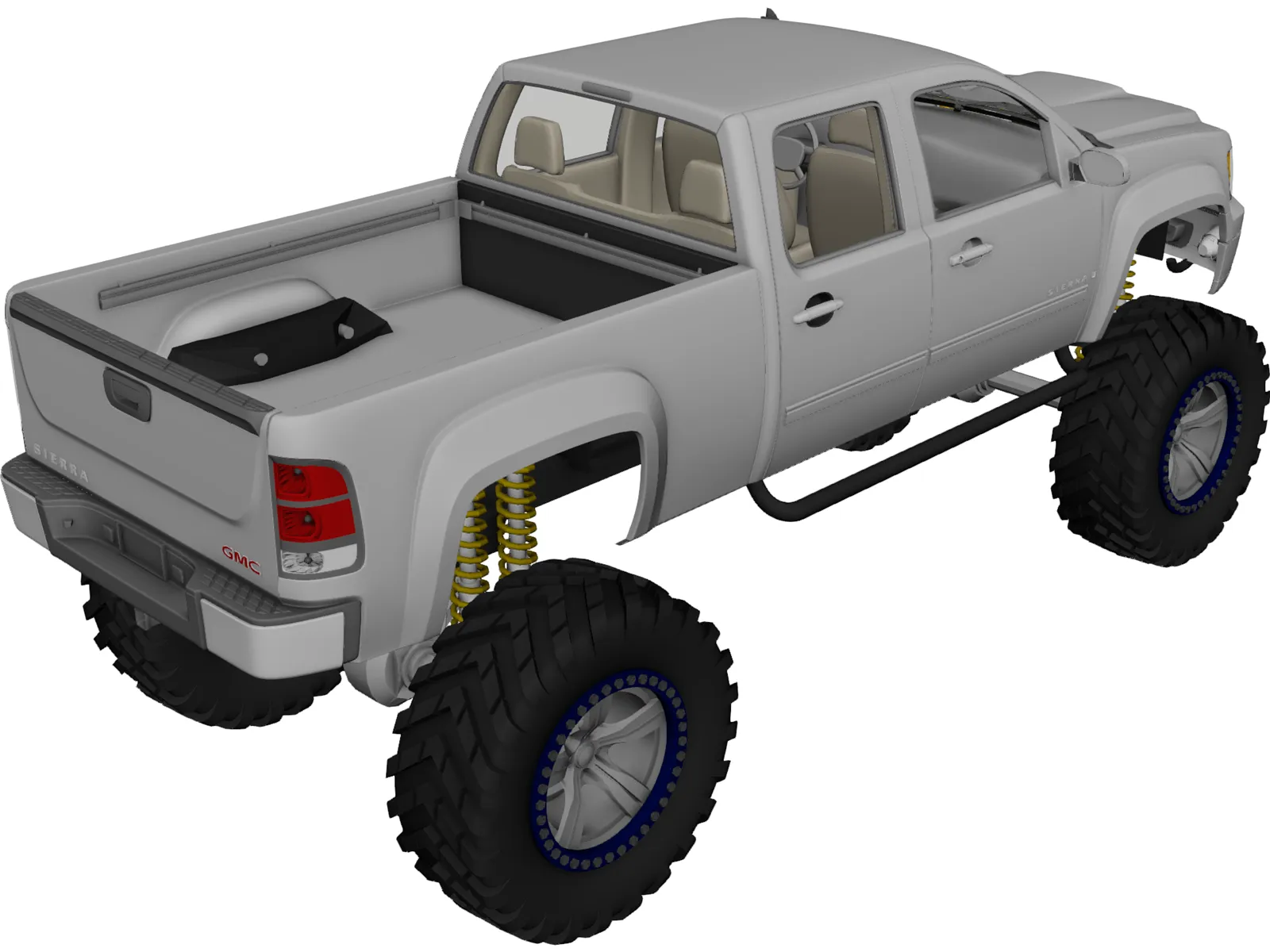 GMC Sierra [Lifted] 3D Model