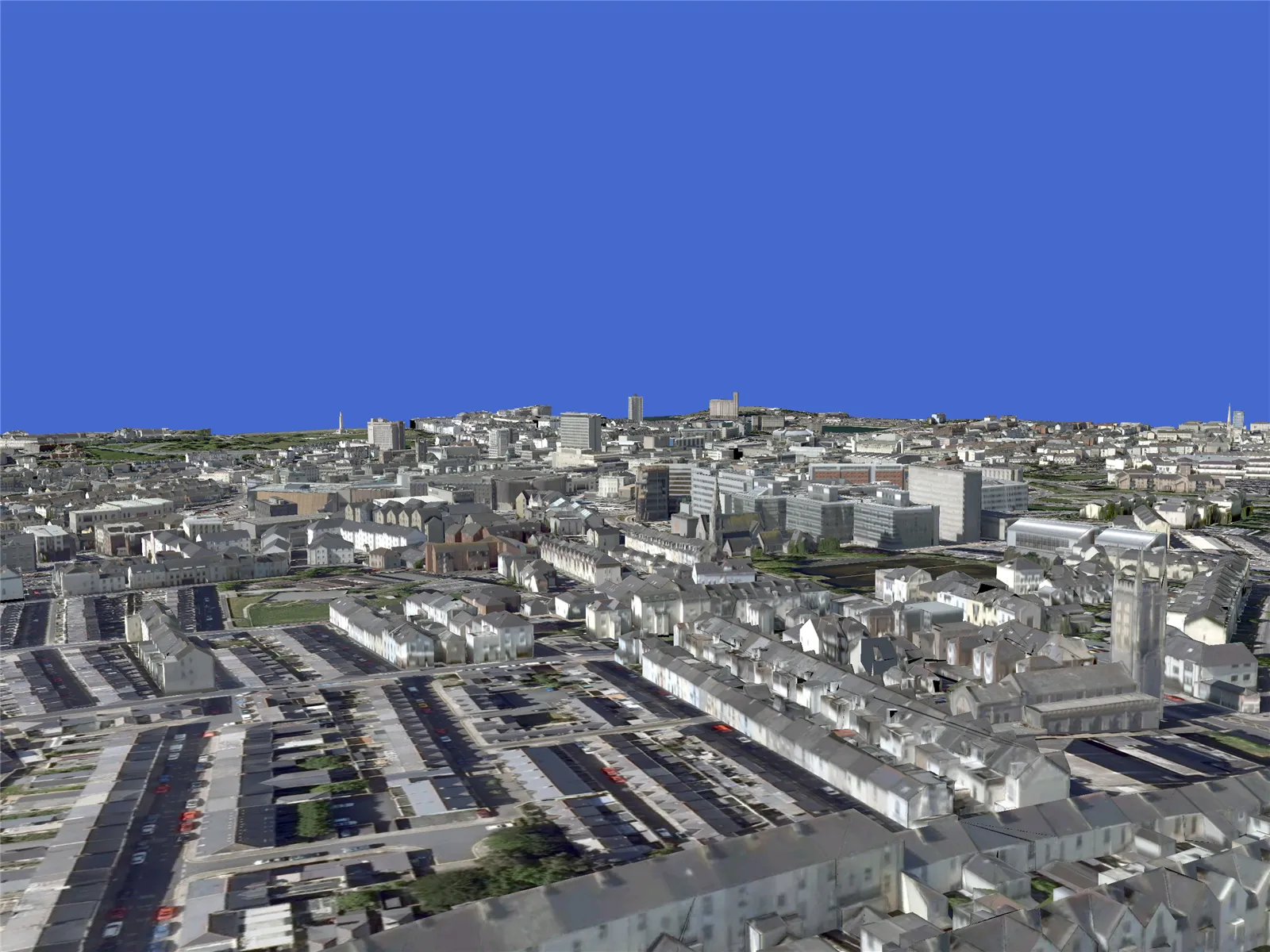 Plymouth City (UK) 3D Model