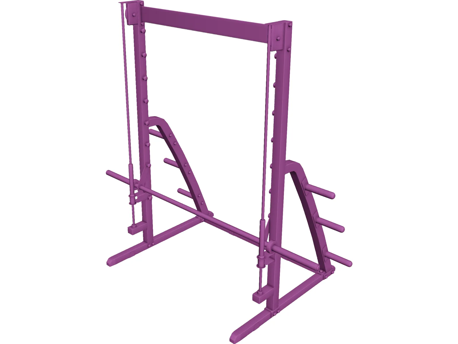 Simulator Rack 3D Model