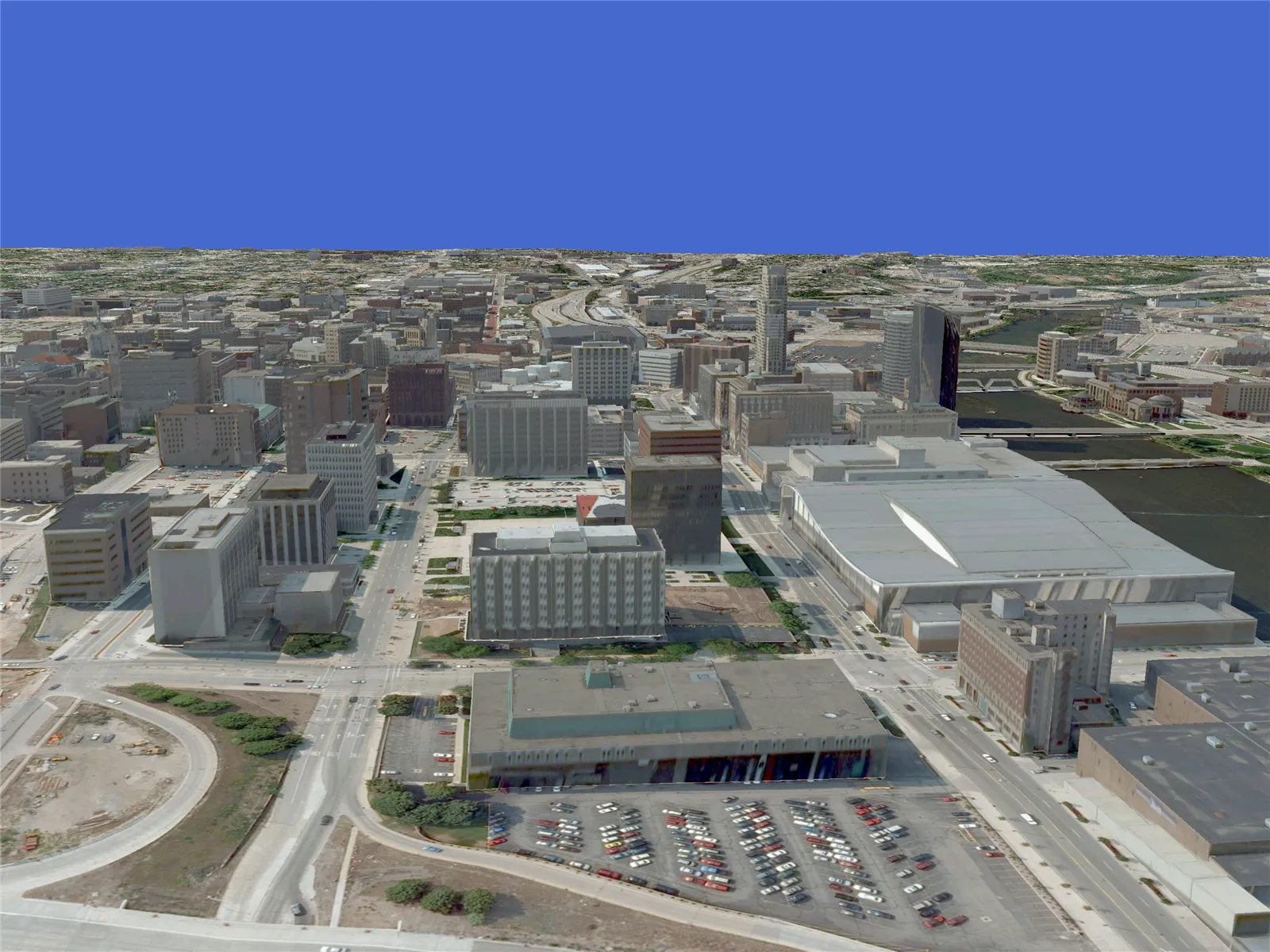 Grand Rapids City 3D Model