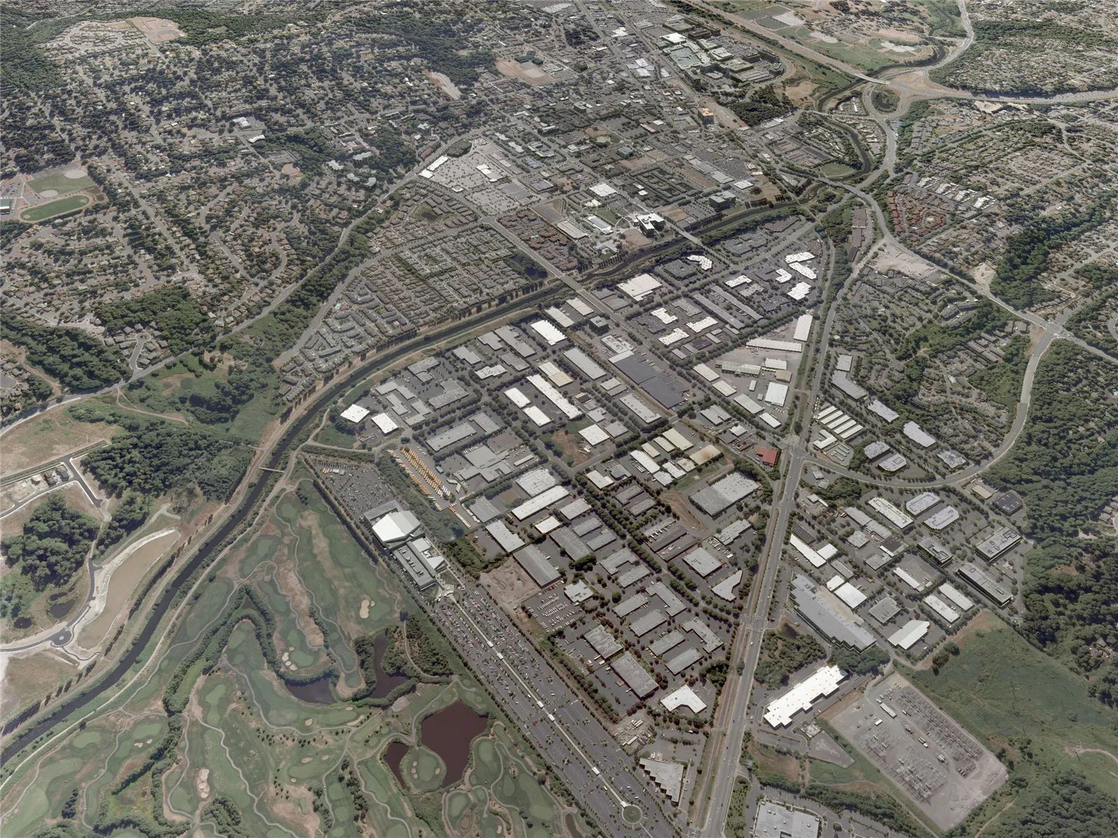 Redmond City, North 3D Model