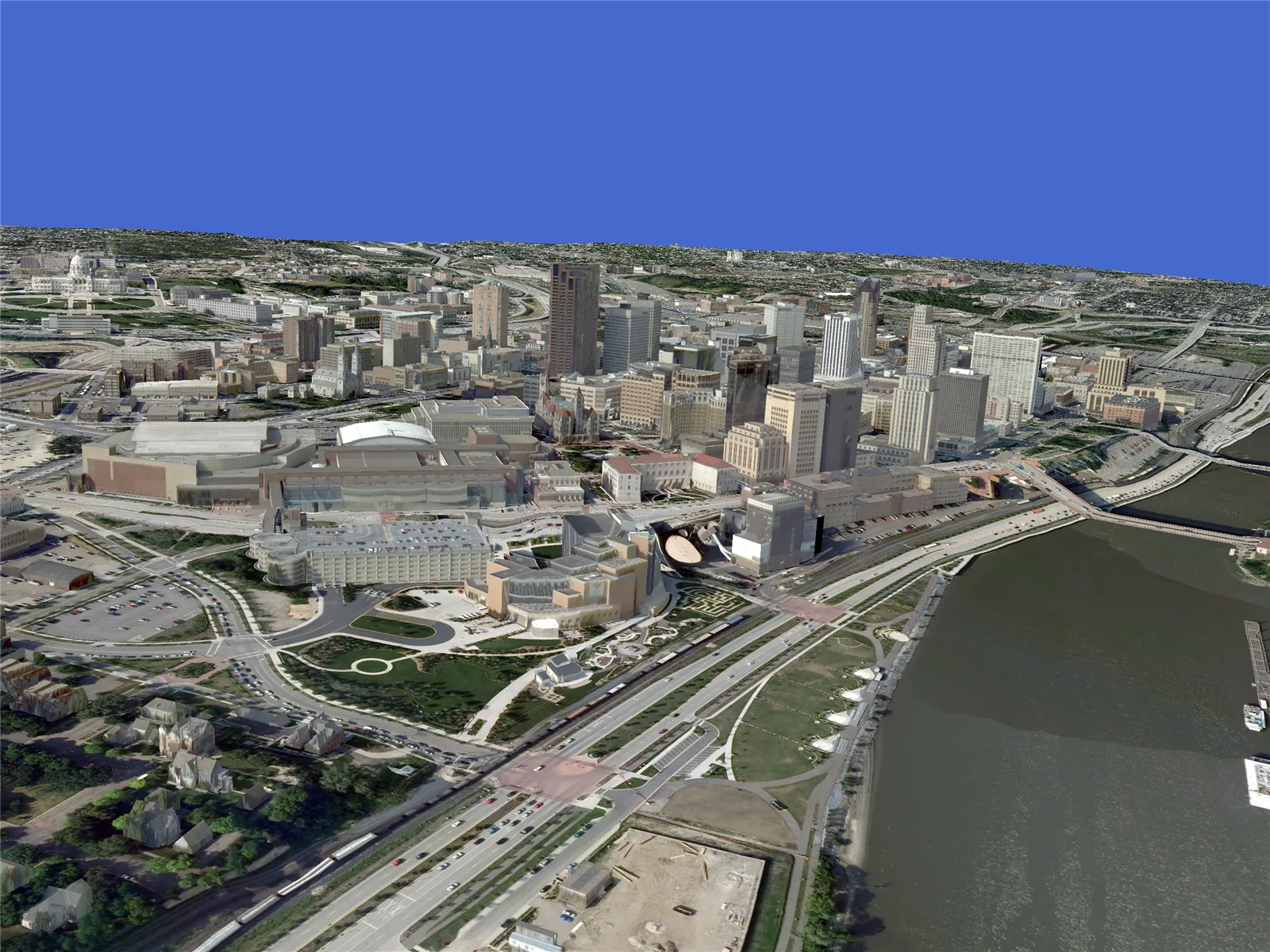 St. Paul City 3D Model