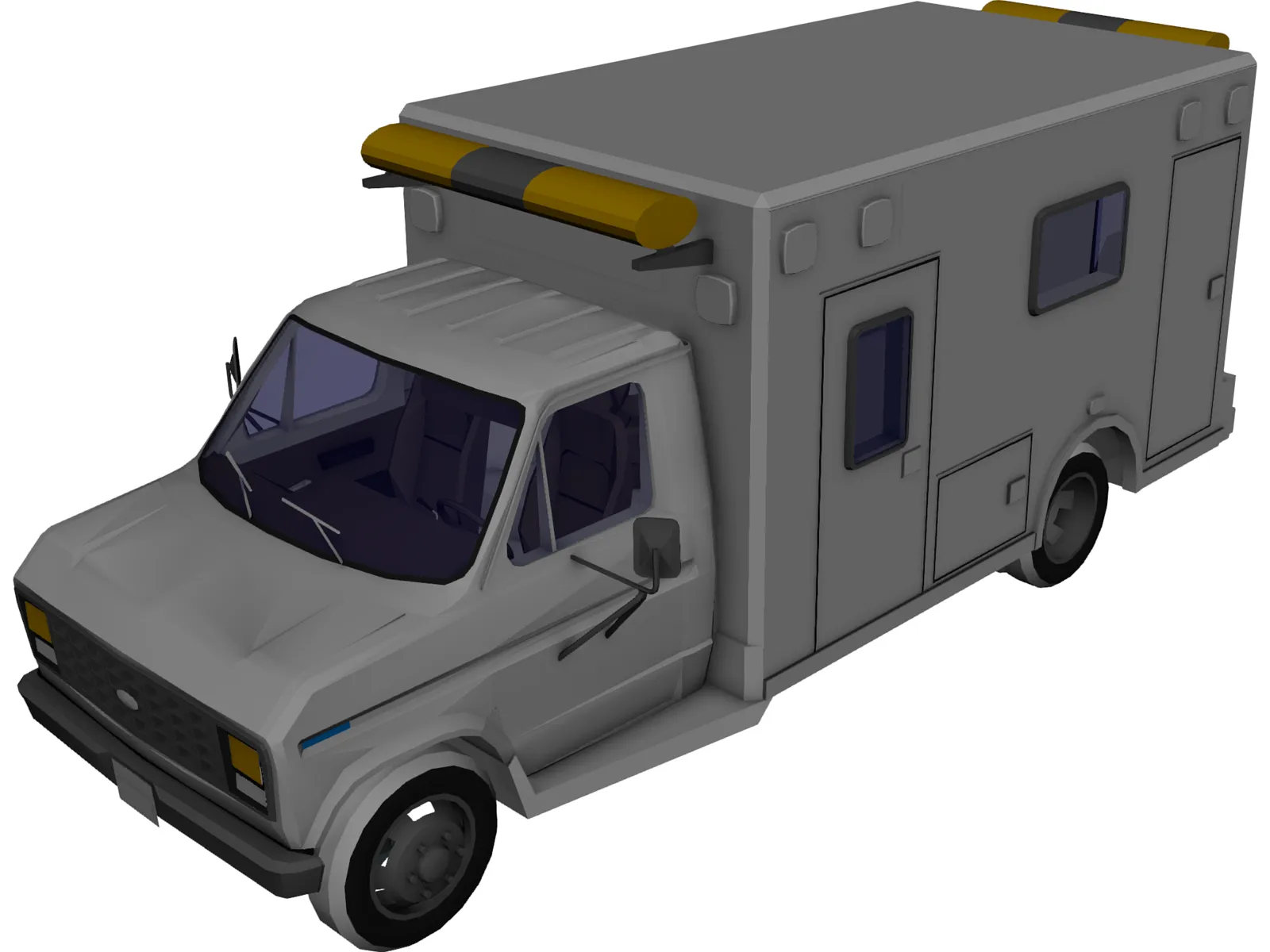 Ford Ambulance 3D Model