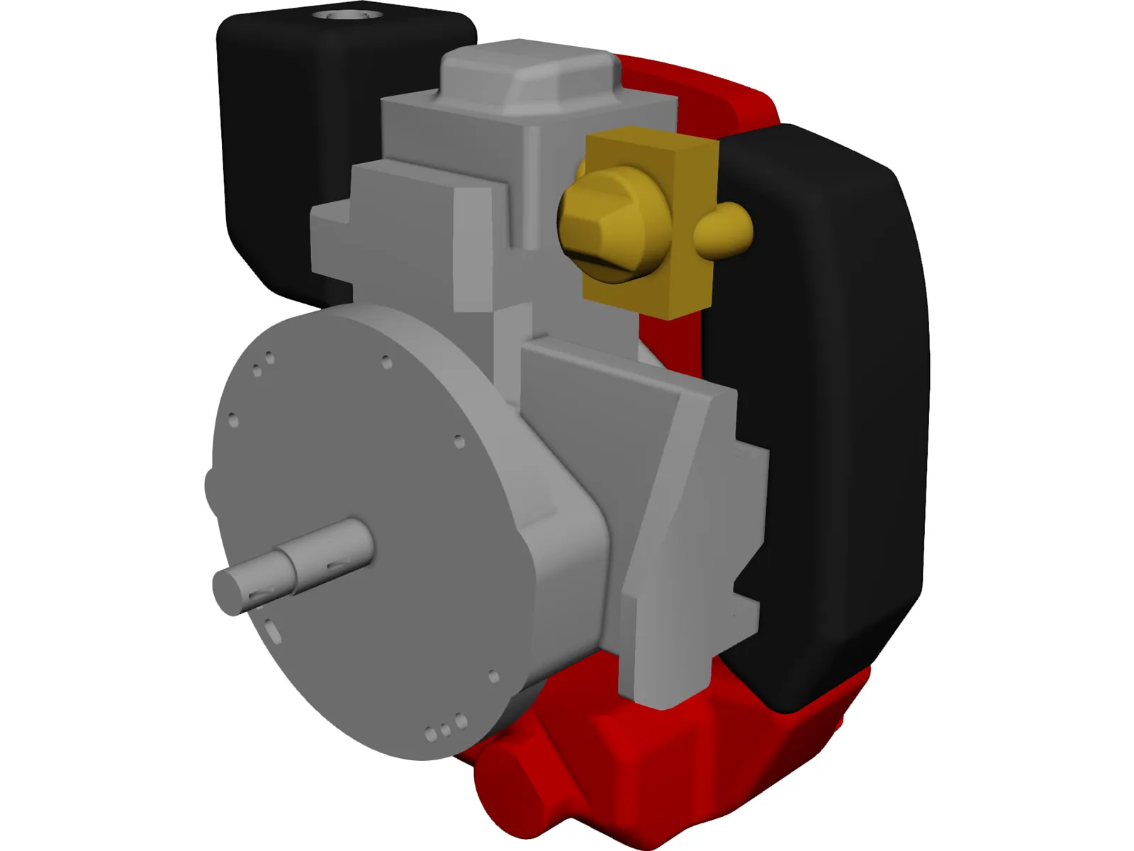 Honda GXV160 Engine 3D Model