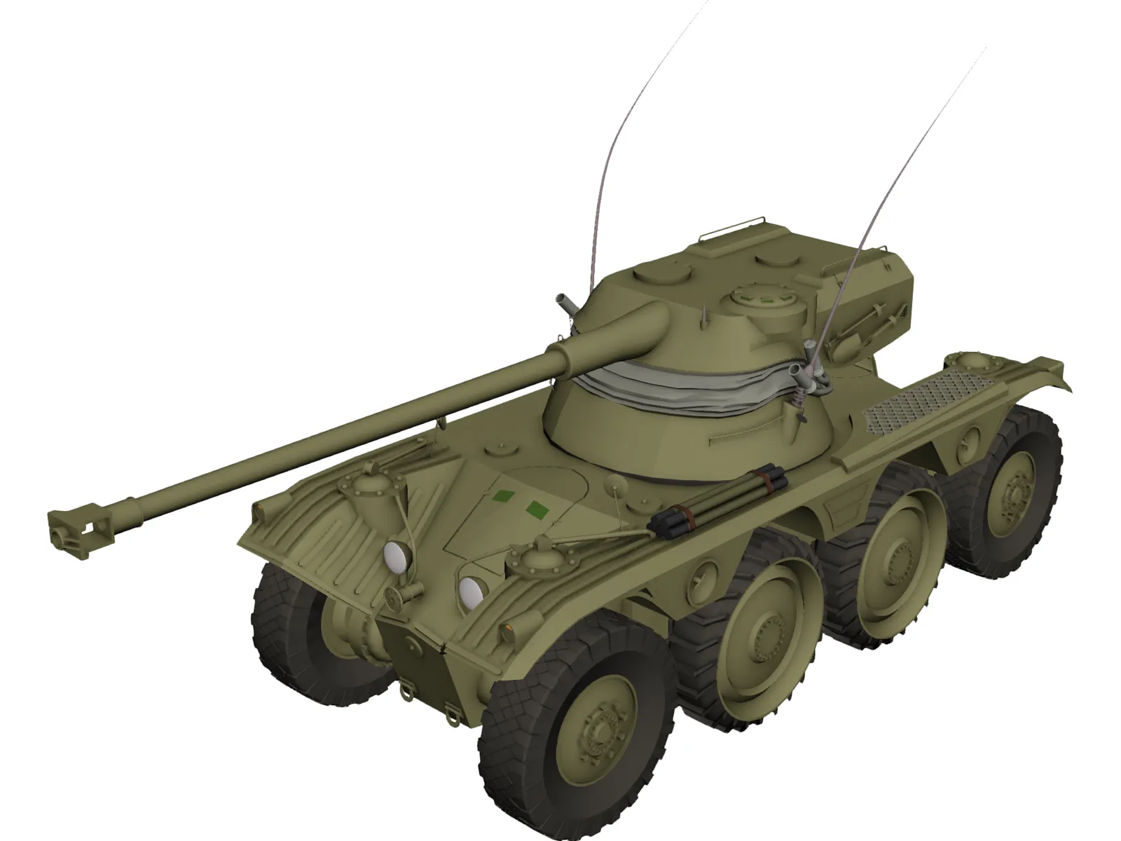 969C Tank 3D Model