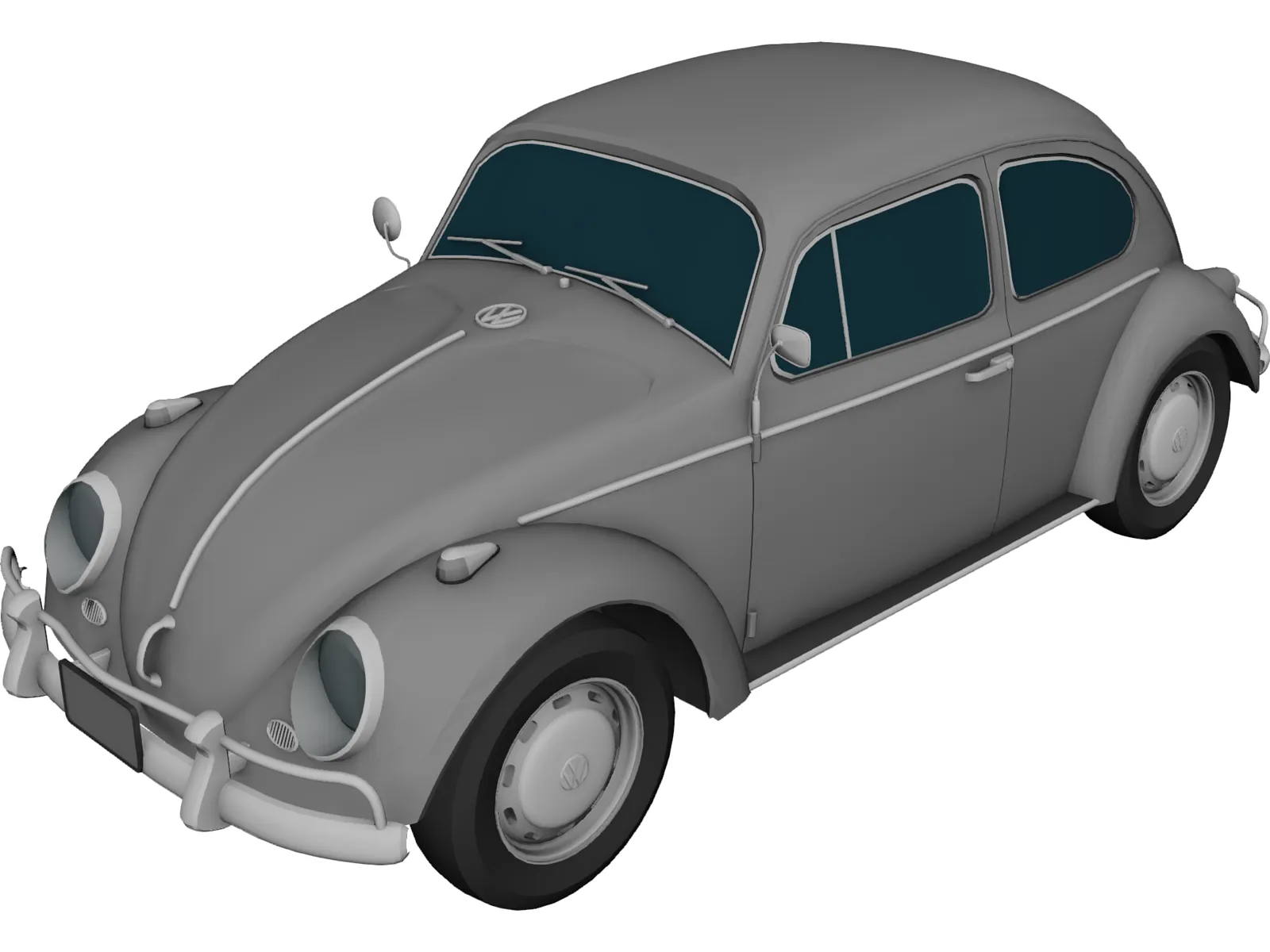 Volkswagen Beetle 3D Model