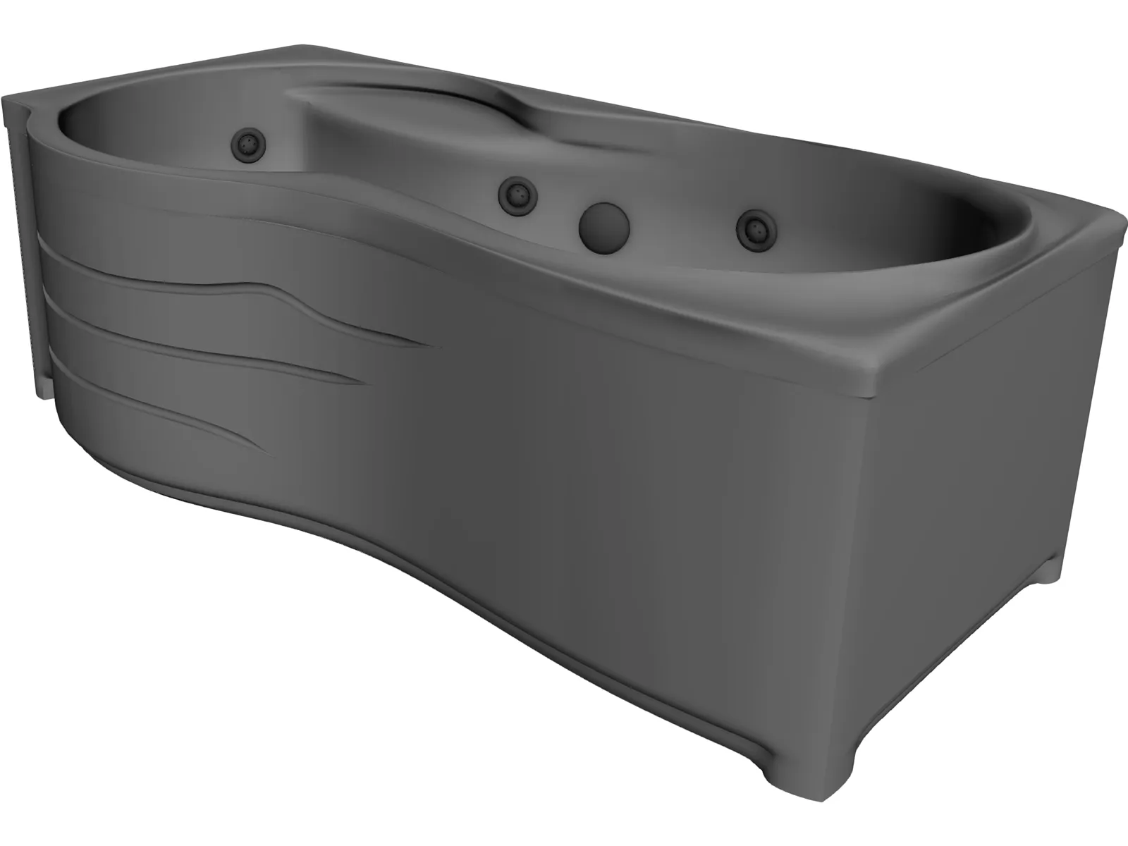 Jacuzzi Bathtub 3D Model