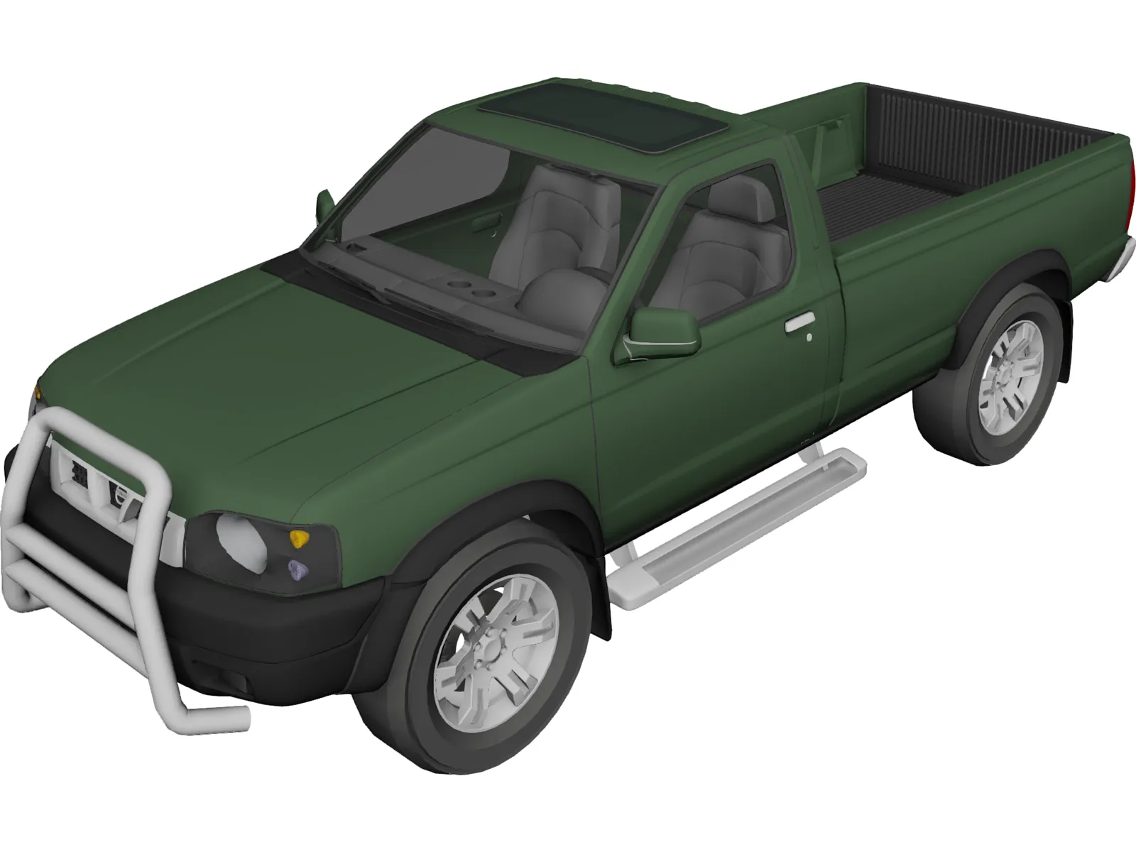 Nissan Navara D22 DX 4X4 3D Model