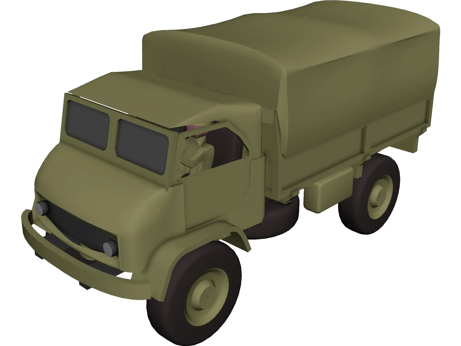 Mercedes-Benz Unimog 404 3D Model