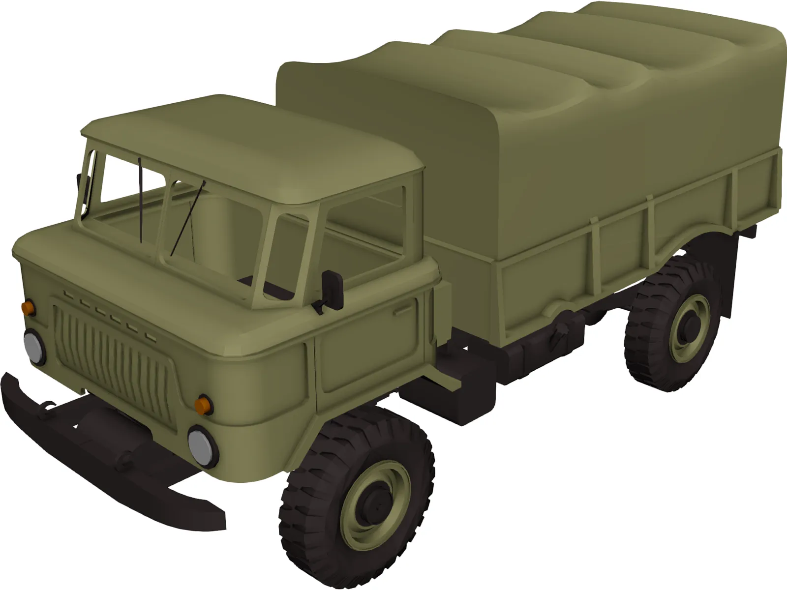 GAZ 66 3D Model