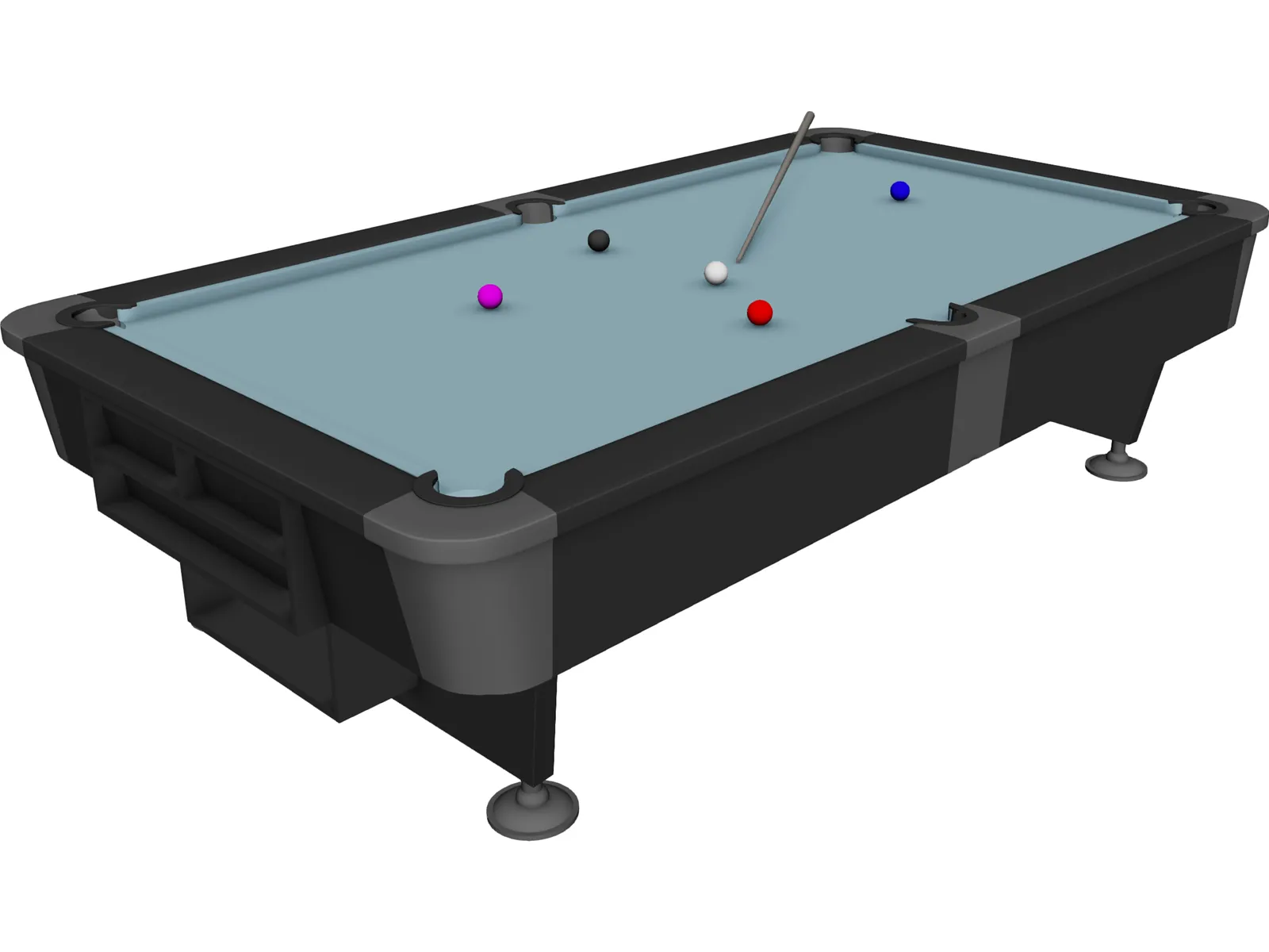 Billiard Table 3D Model