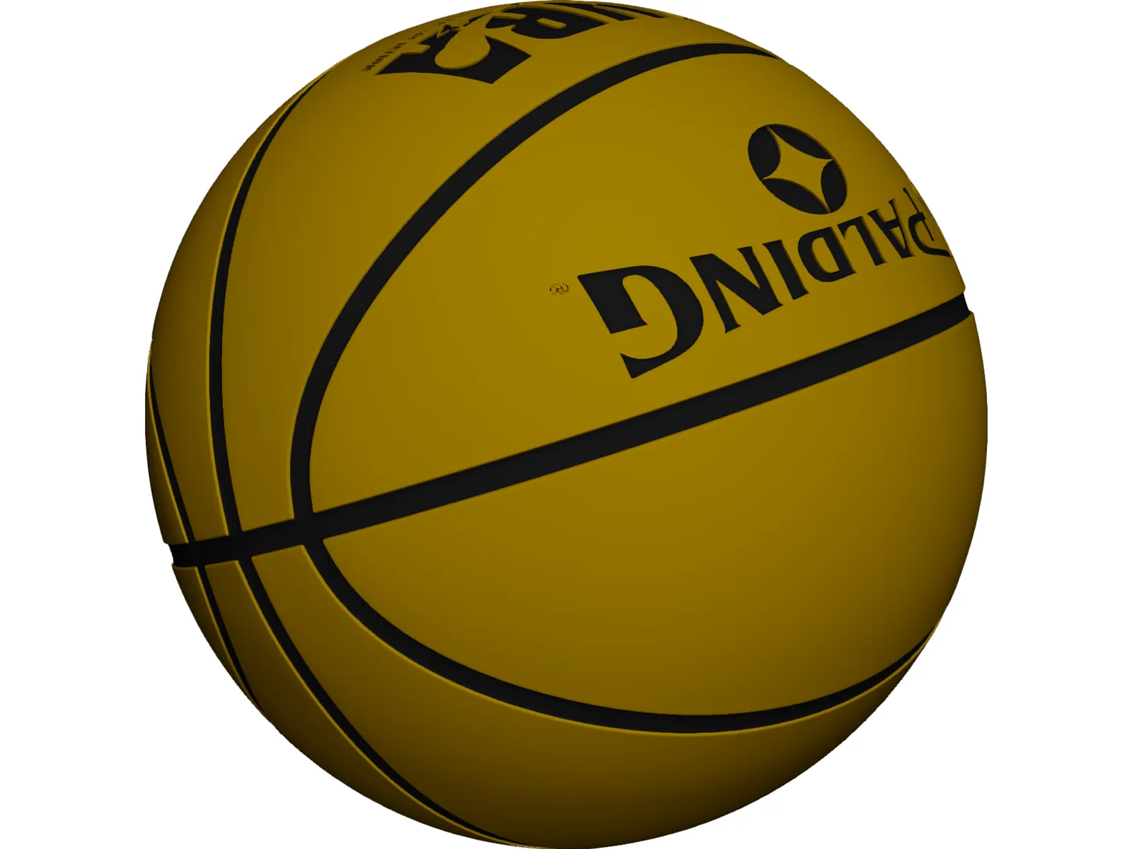 Spalding Basketball 3D Model