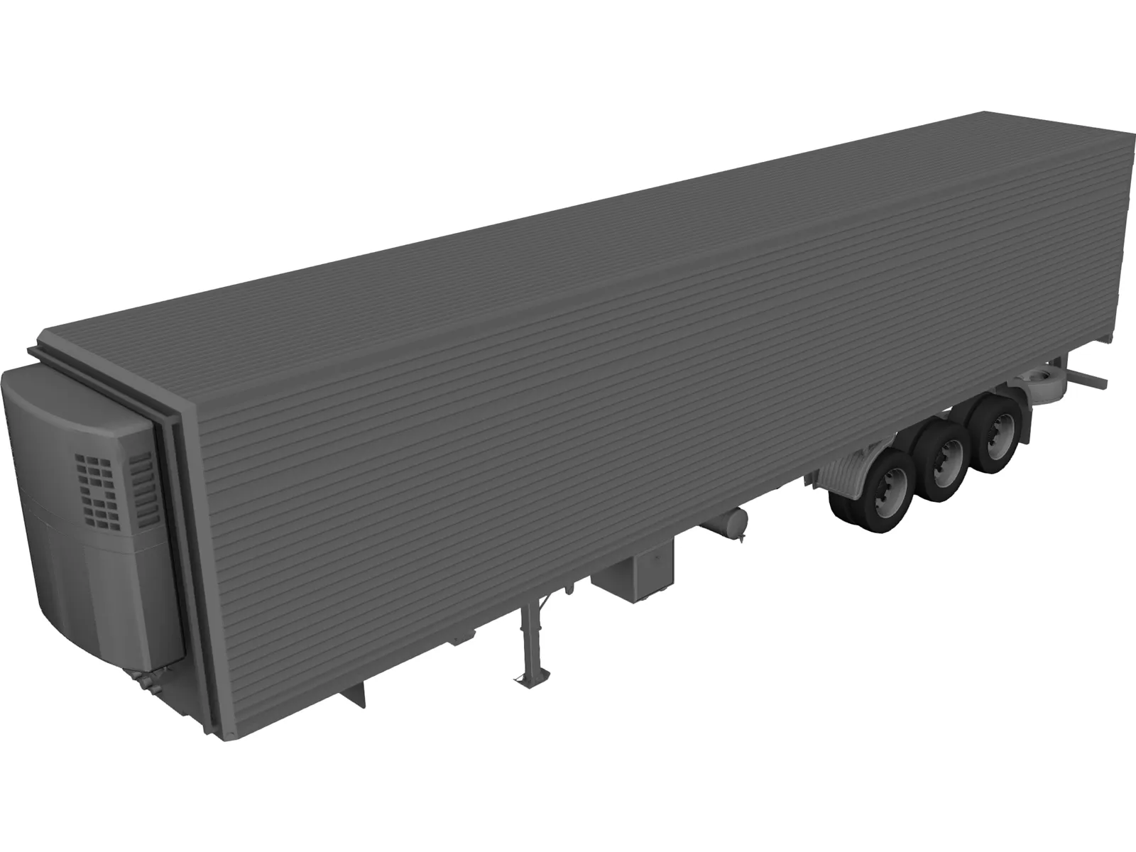 Reefer Trailer 3D Model