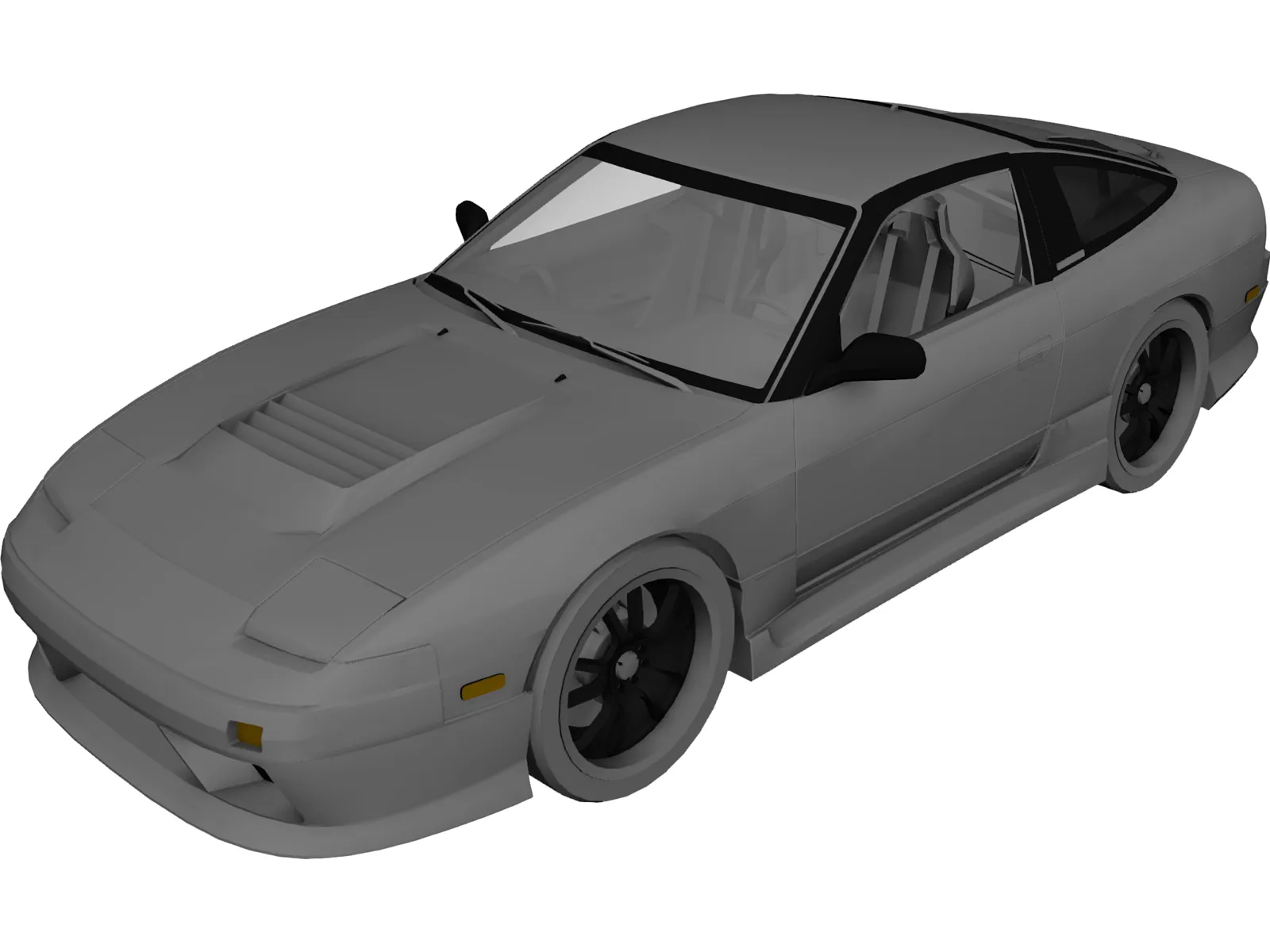 Nissan 200sx S13 Drift Spec 3D Model