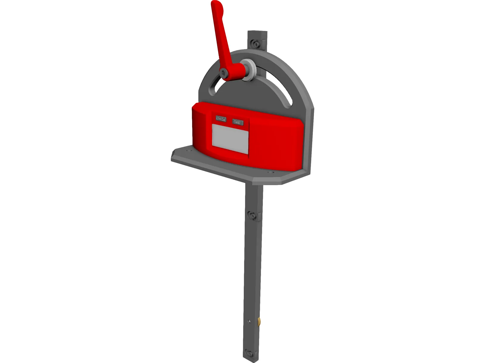 Craftsman Digital Miter Gauge 3D Model