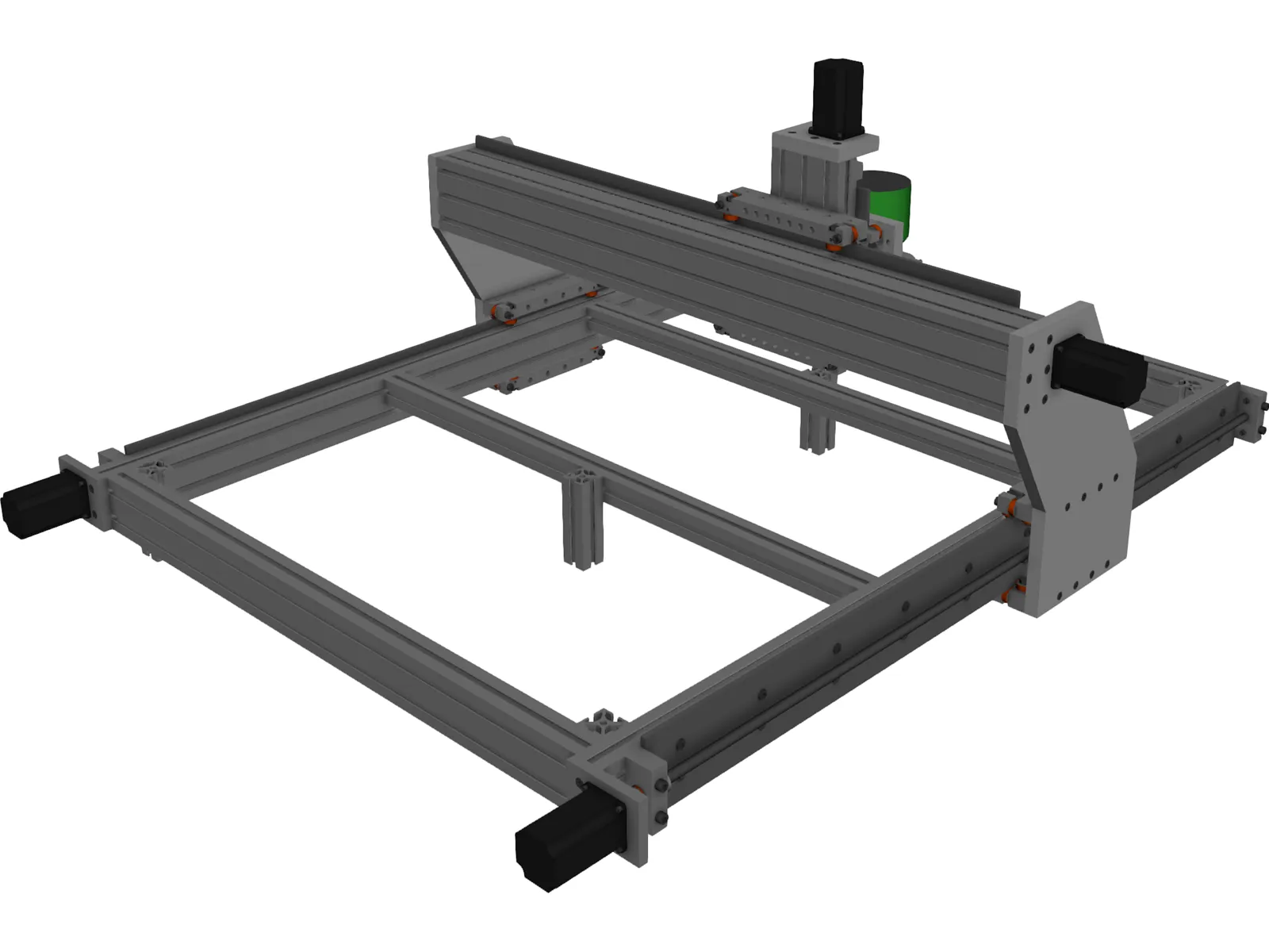 CNC Machine 3D Model