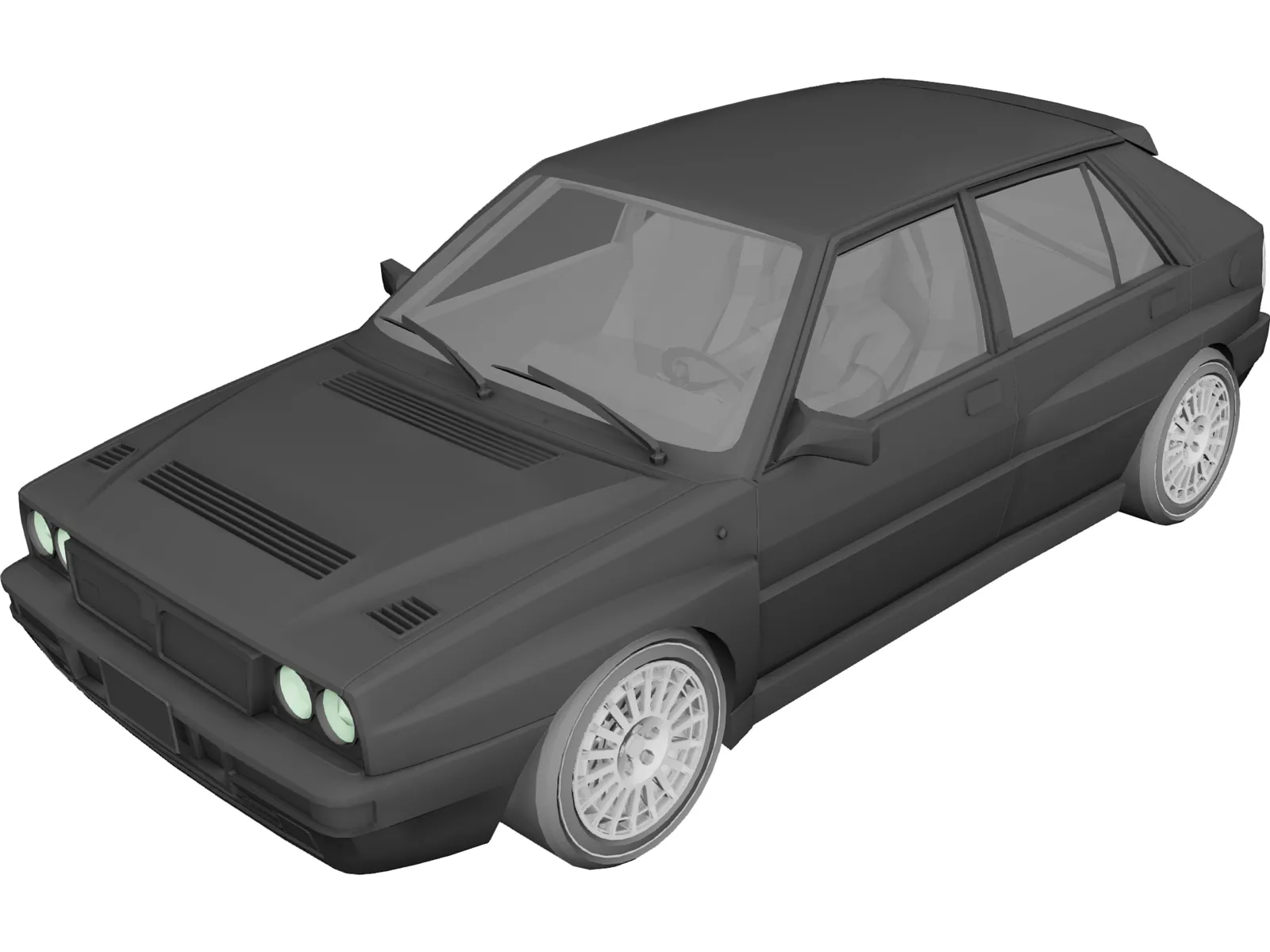 Lancia Delta HF 3D Model