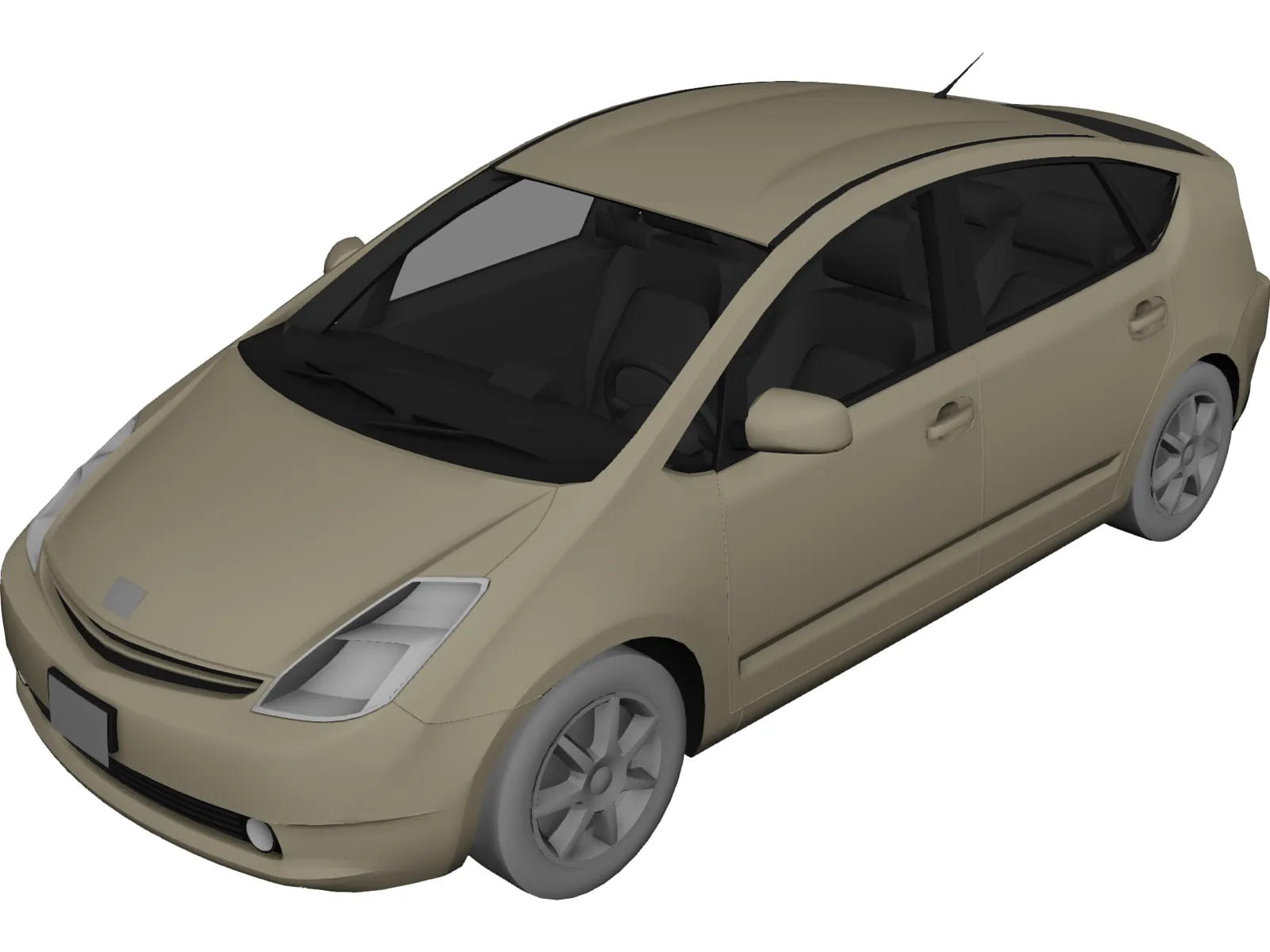 Toyota Prius 3D Model