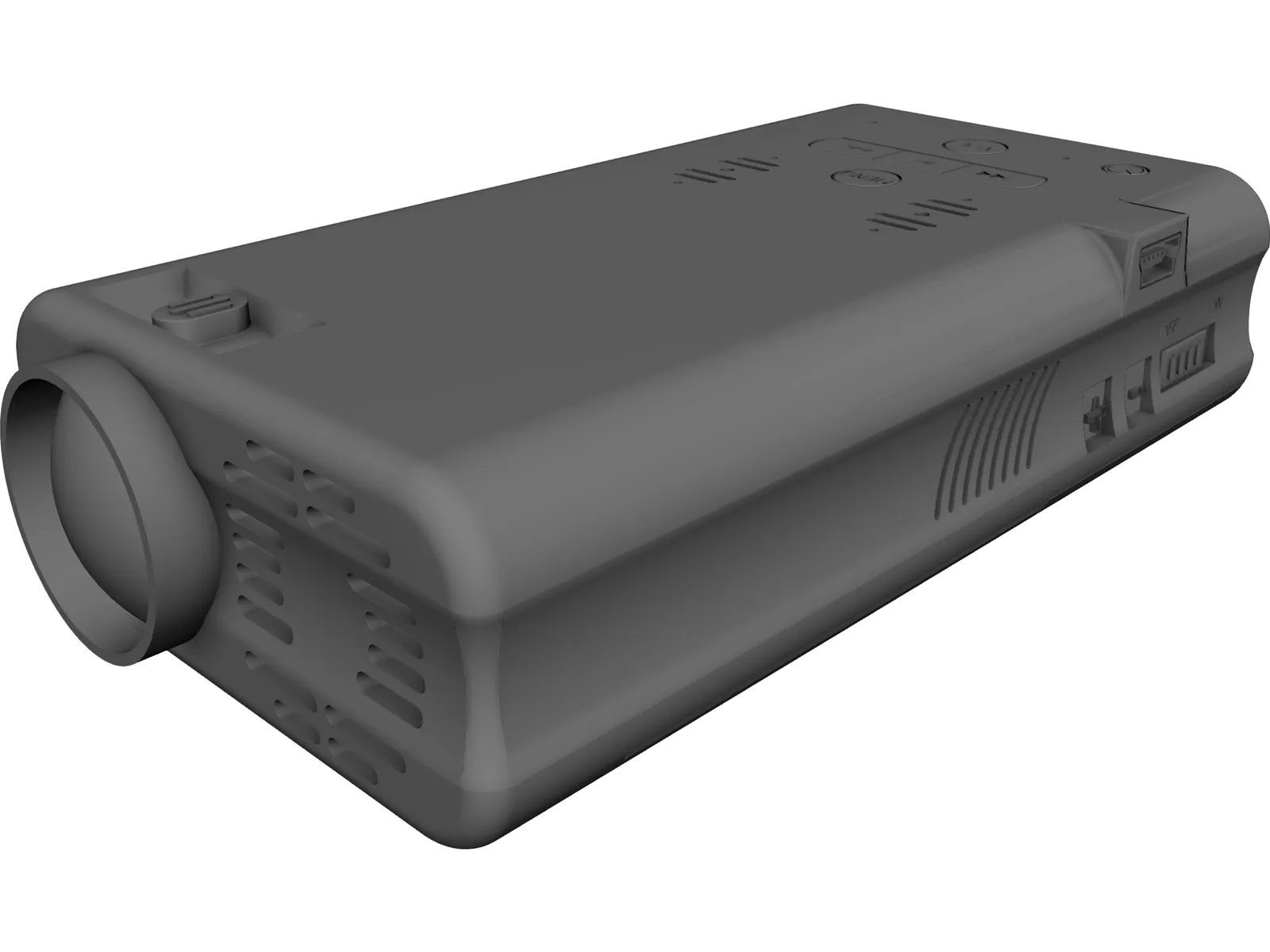 P2 Projector 3D Model