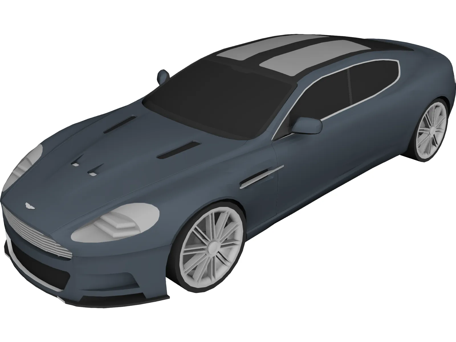 Aston Martin Rapide (2010) 3D Model