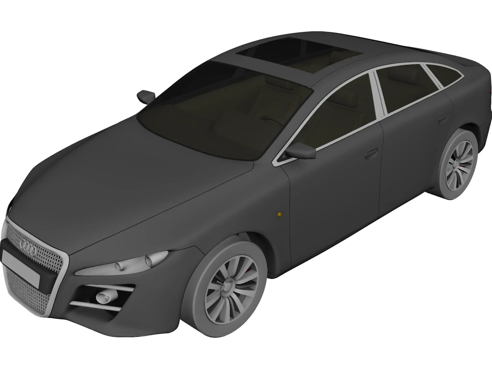 Audi A6 Concept (2010) 3D Model