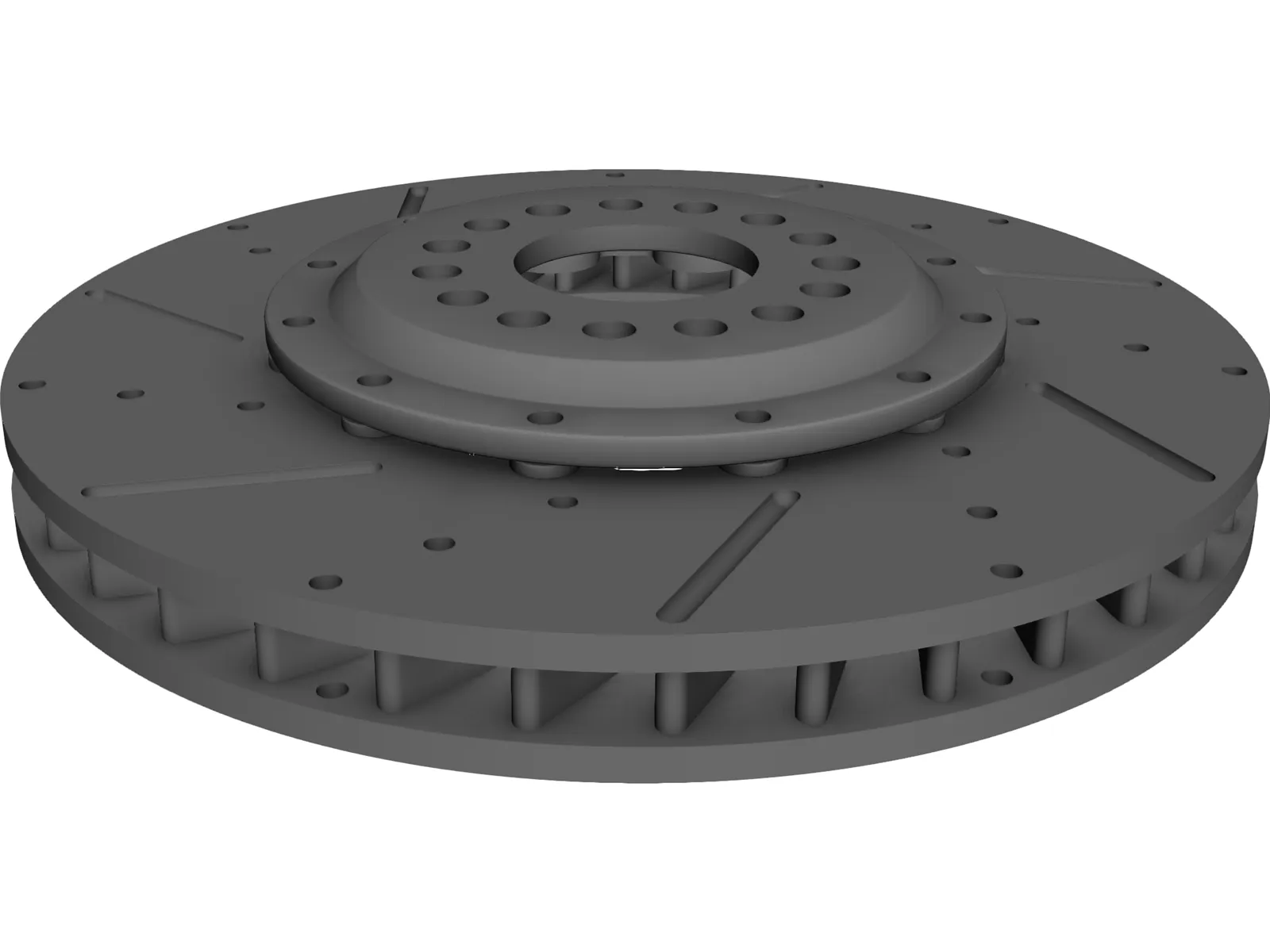 Brake Disc Fully Floating 3D Model