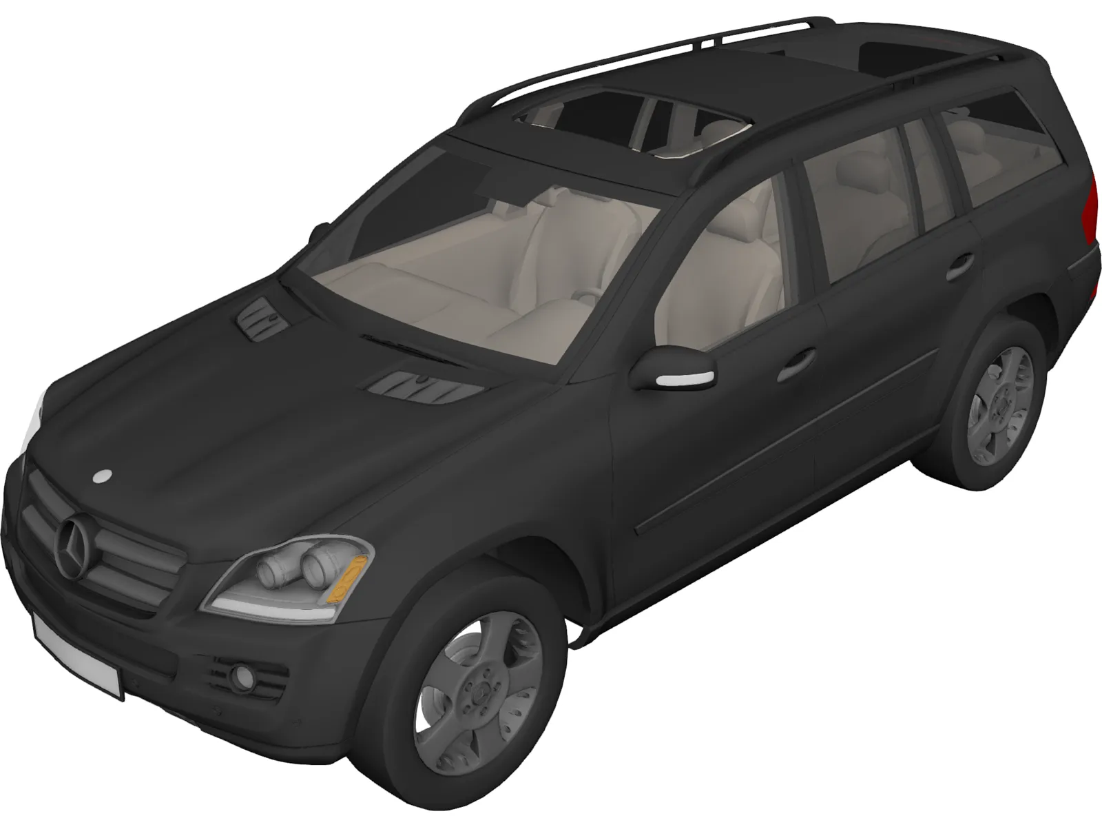 Mercedes-Benz GL-class 3D Model