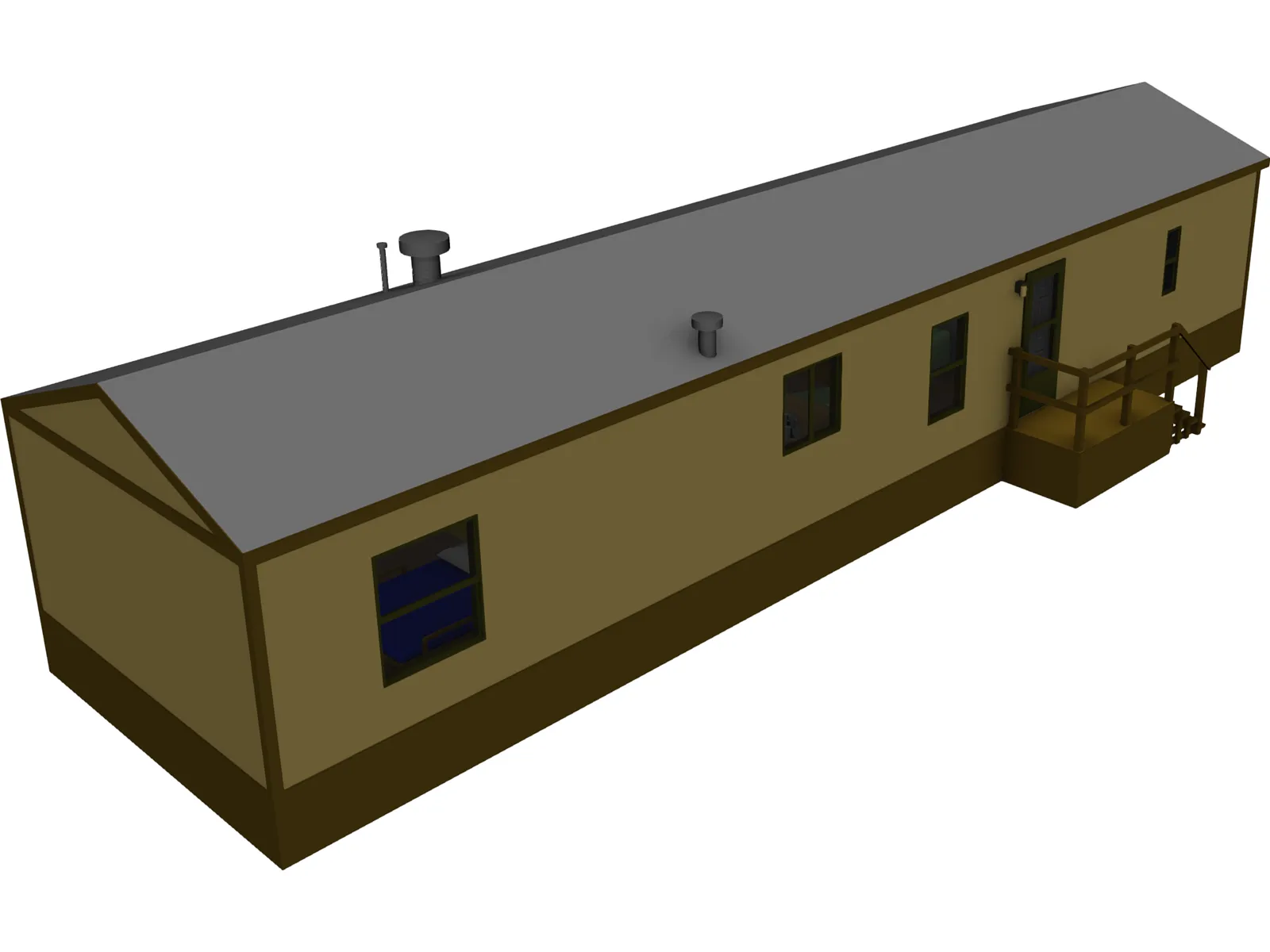 Home Mobile 16 Wide 3D Model
