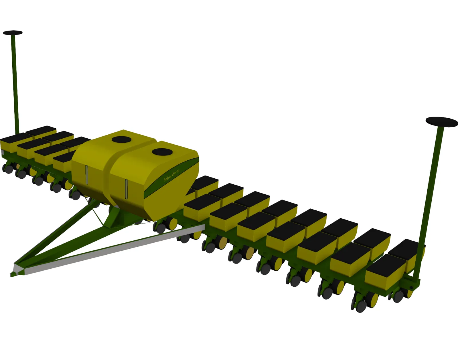 John Deere Corn Planter 3D Model