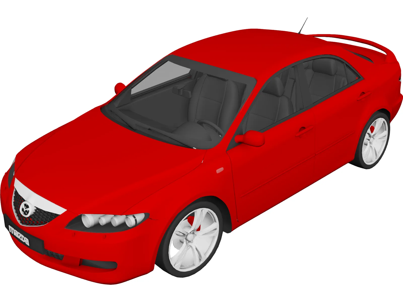 Mazda 6 MPS (2006) 3D Model