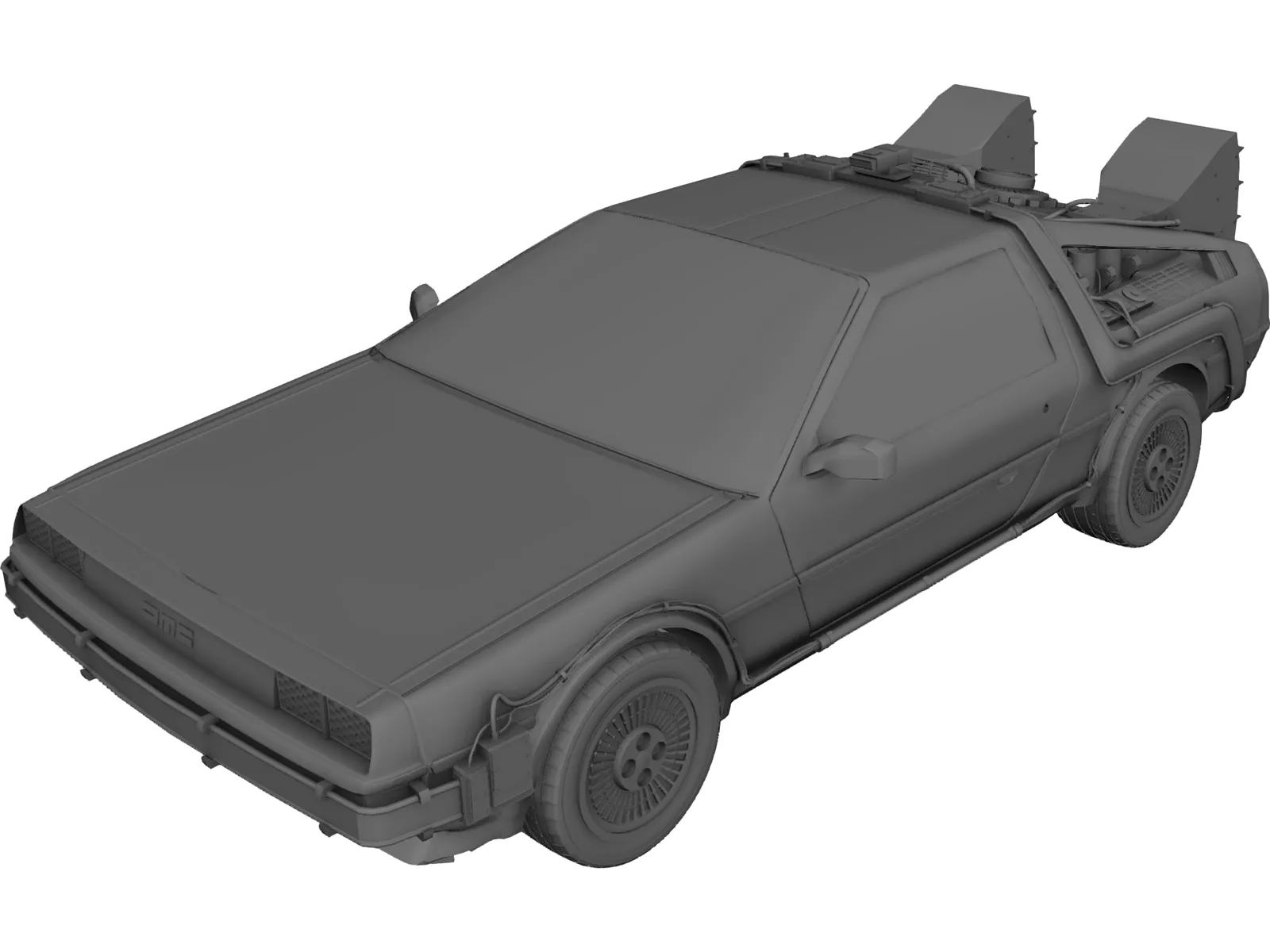 DMC DeLorean (1980) 3D Model