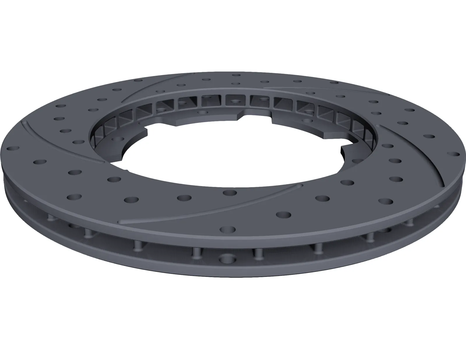 Disc Brake Rotor 3D Model