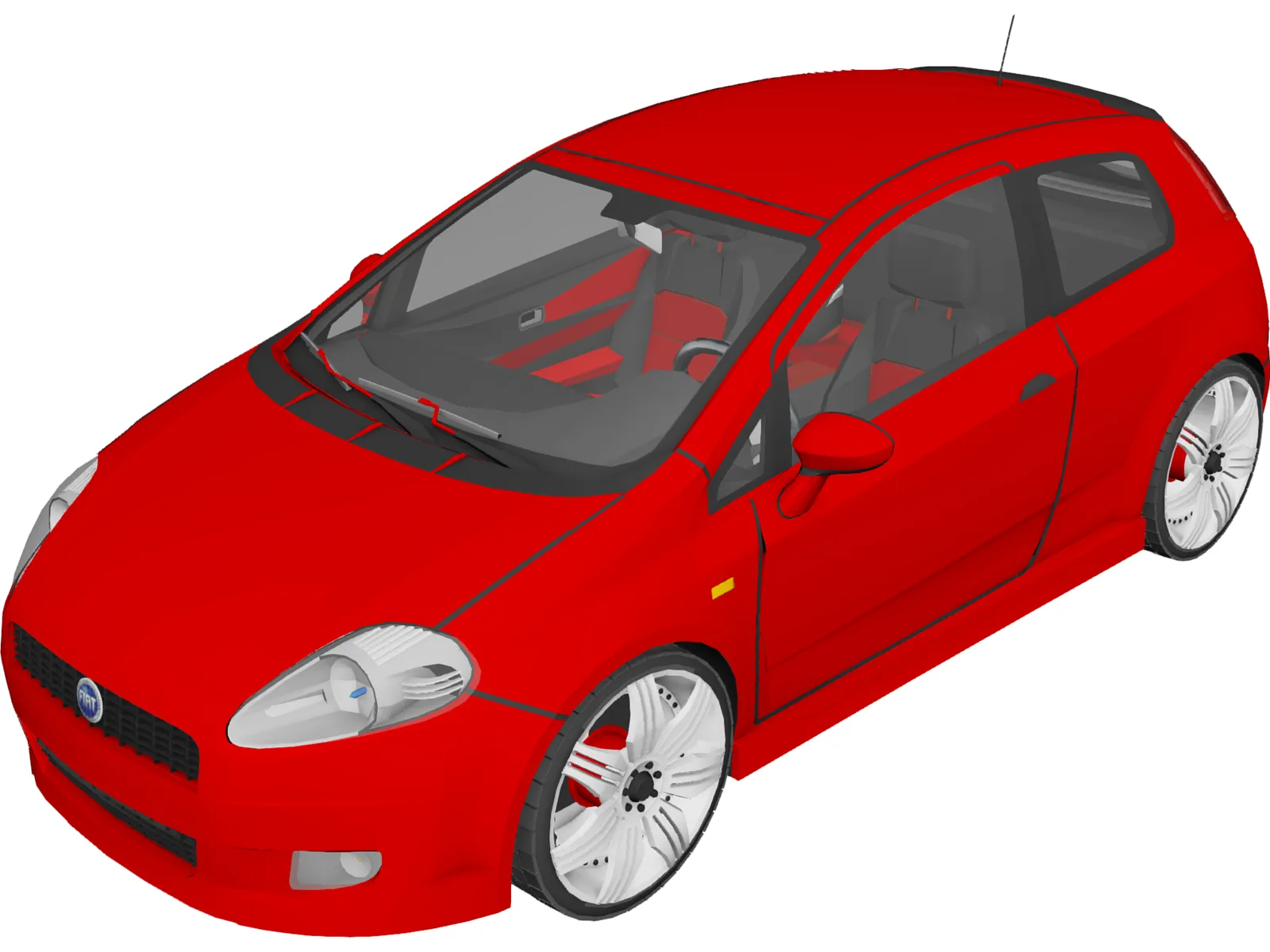 Fiat Punto 3D Model