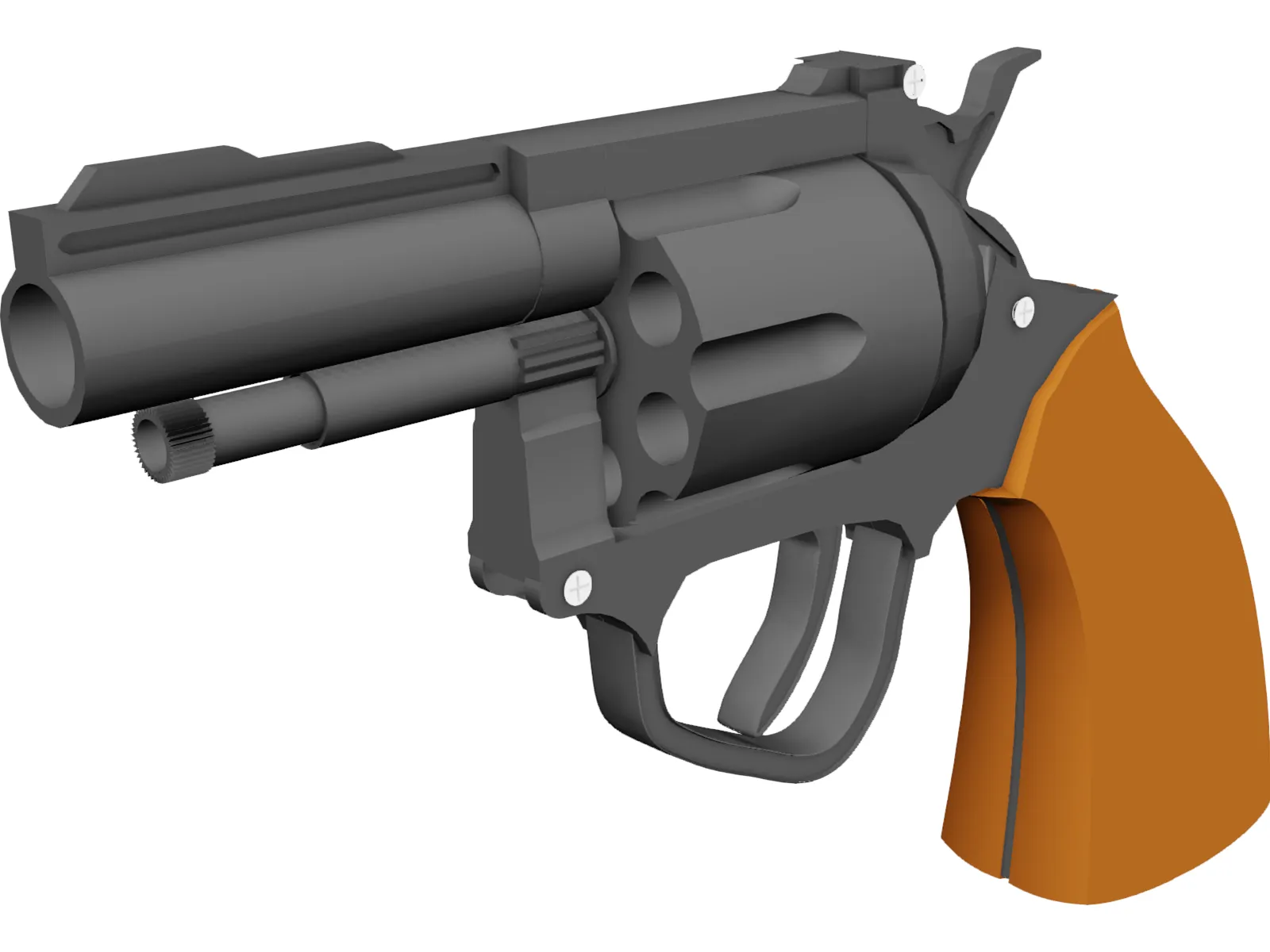 Revolver 3D Model