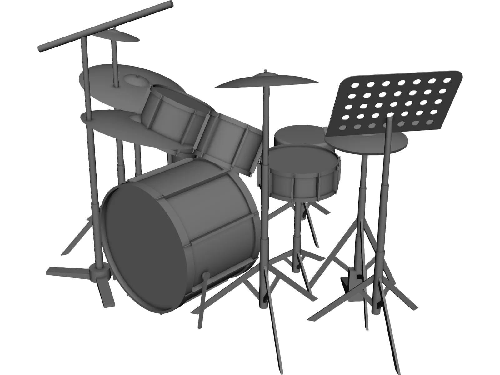 Drum Kit 3D Model