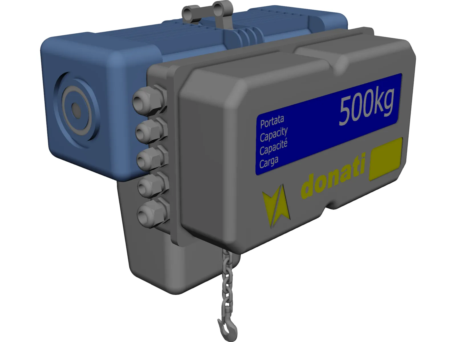 Donati Hoist 500kgs 3D Model