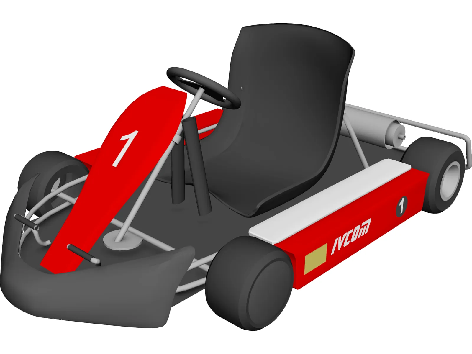 Kart 3D Model