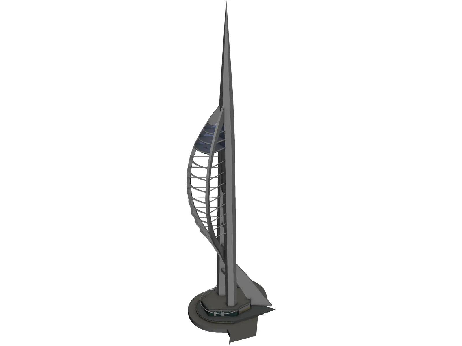 Spinnaker Tower 3D Model